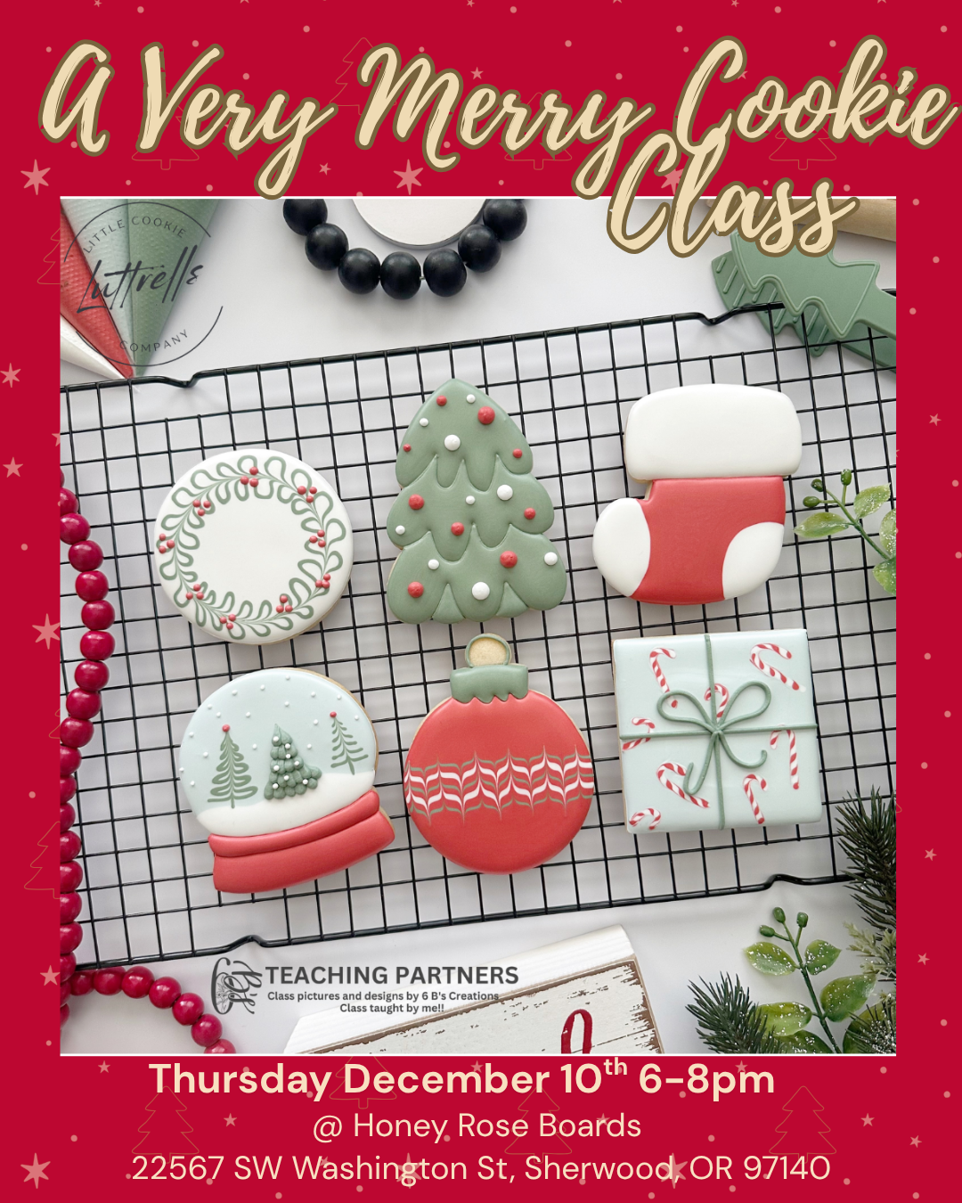 A Very Merry Cookie Class - Dec 10
