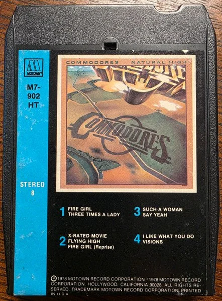 Commodores | Natural High | 8-Track (USED)