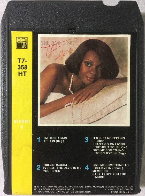 Thelma Houston | The Devil In Me | 8-Track Tape (NEW)