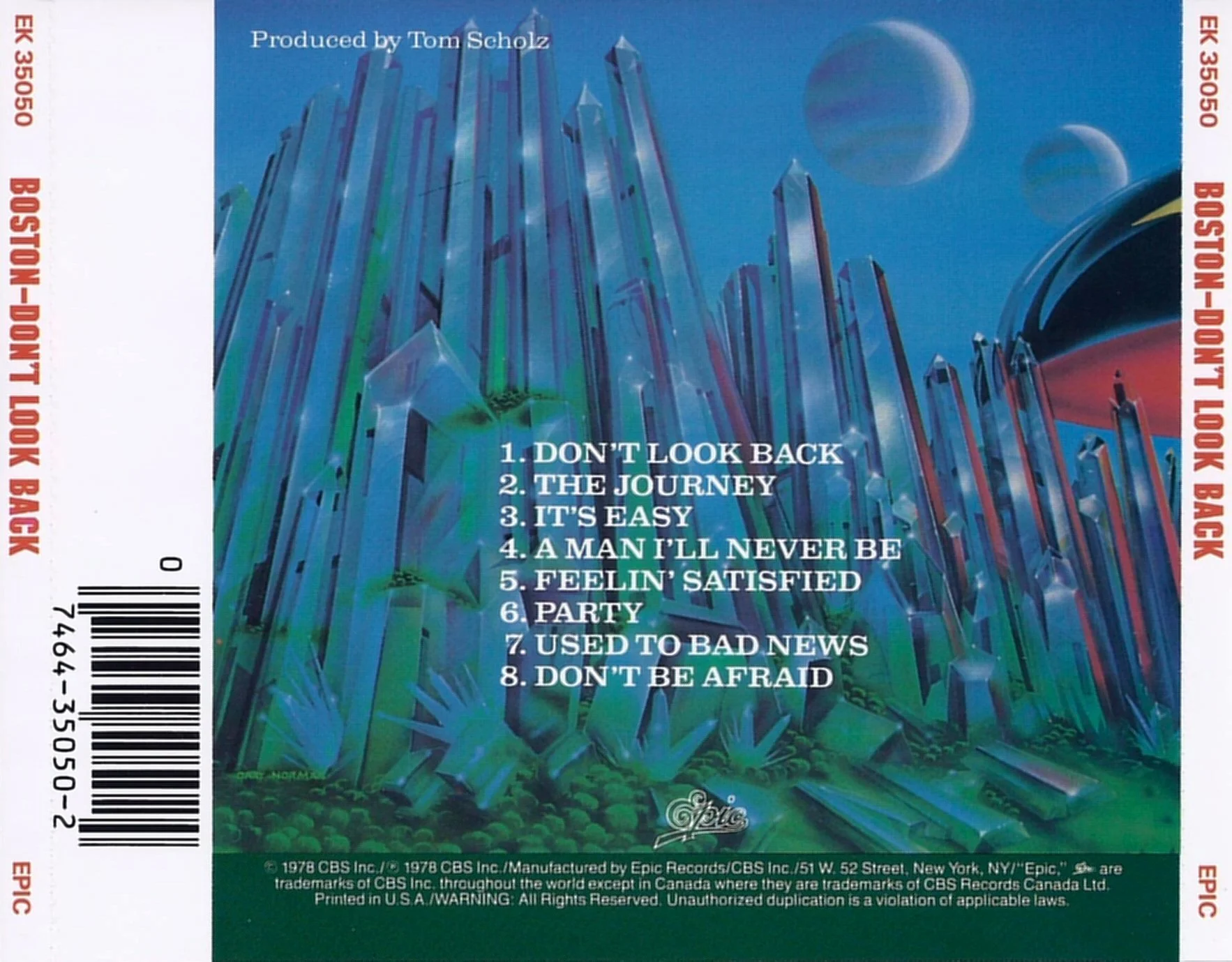 Boston Dont Look Back CD Back.jpg
