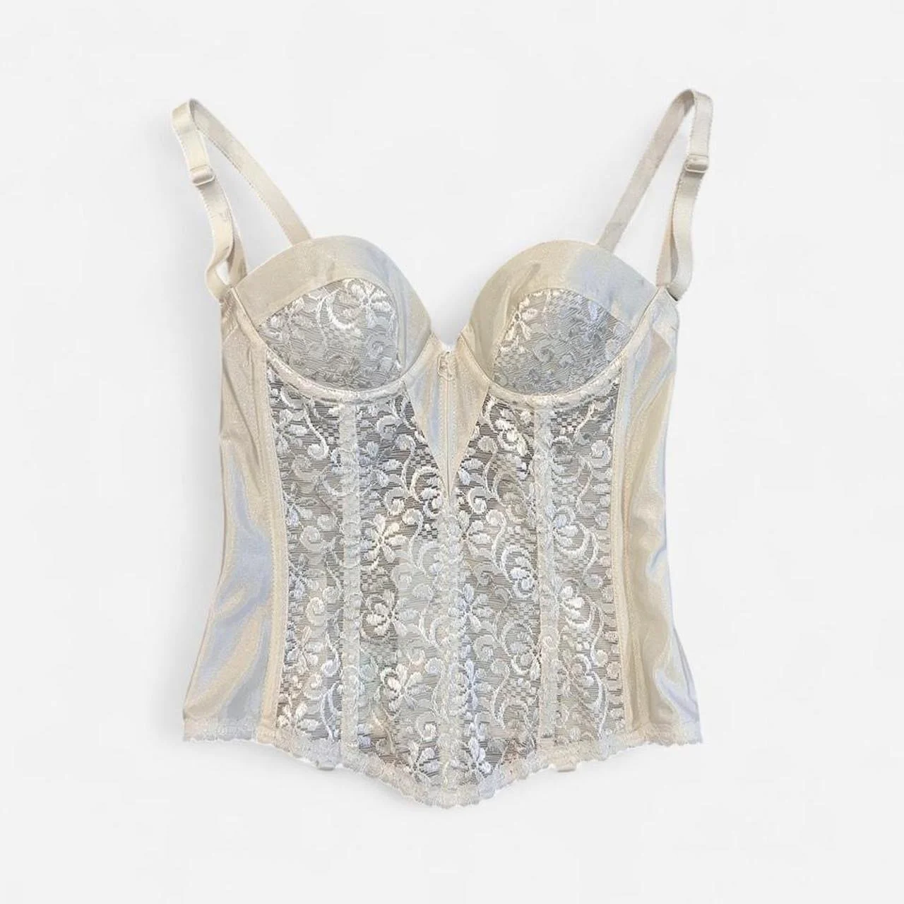 1950's White Bustier