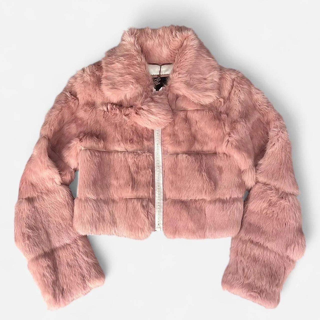 Y2K Pink Fur Jacket