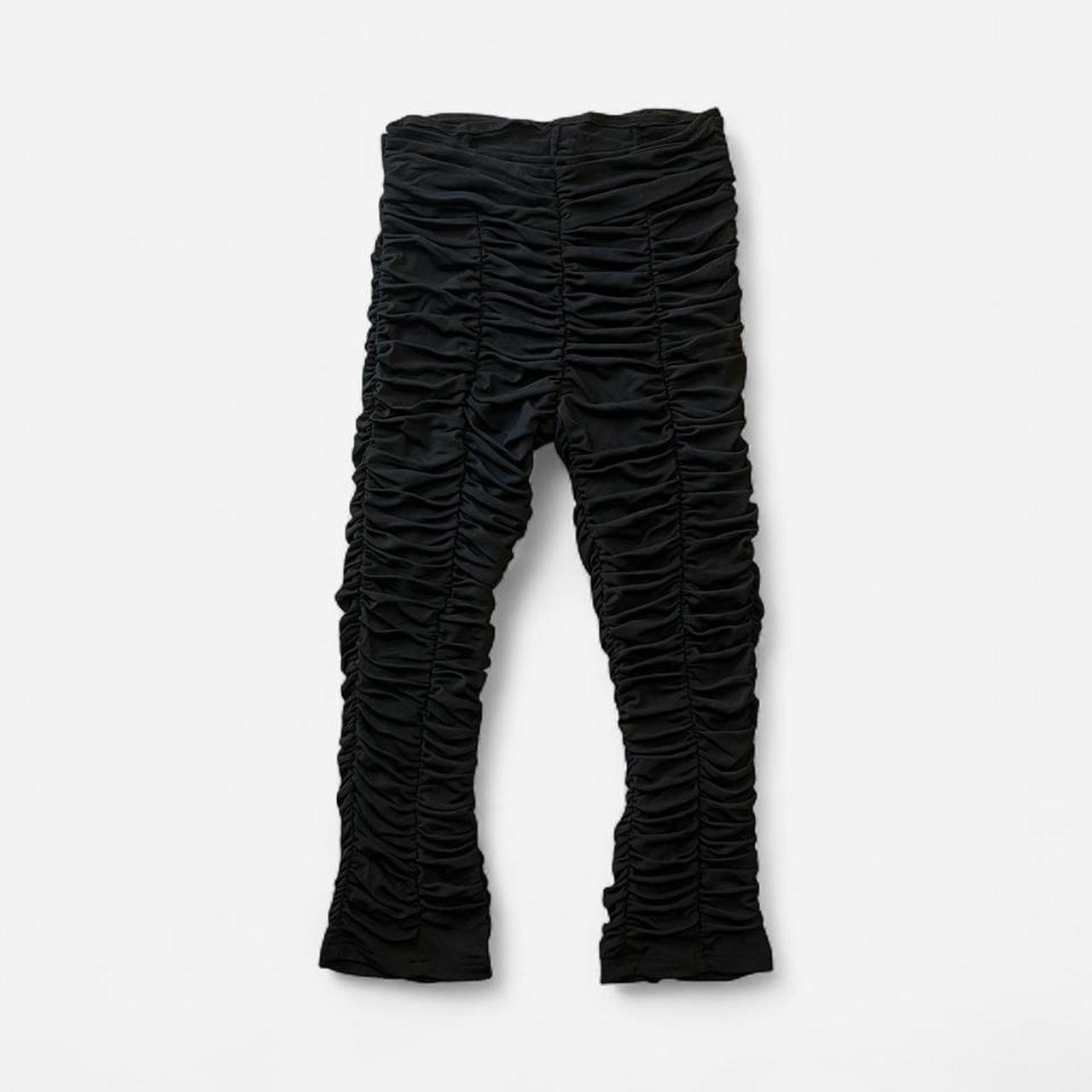 Mesh Ruched Capris