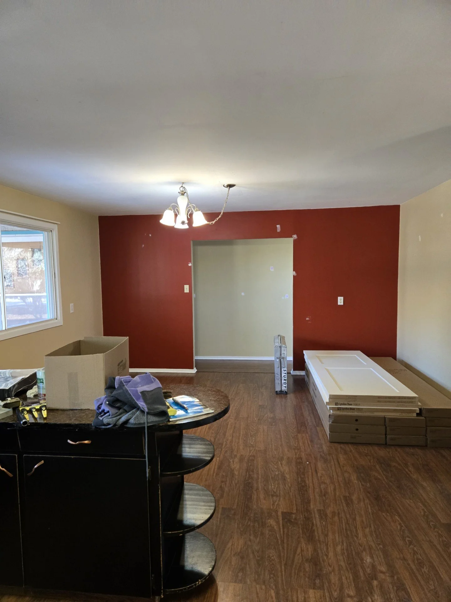 Dining room before