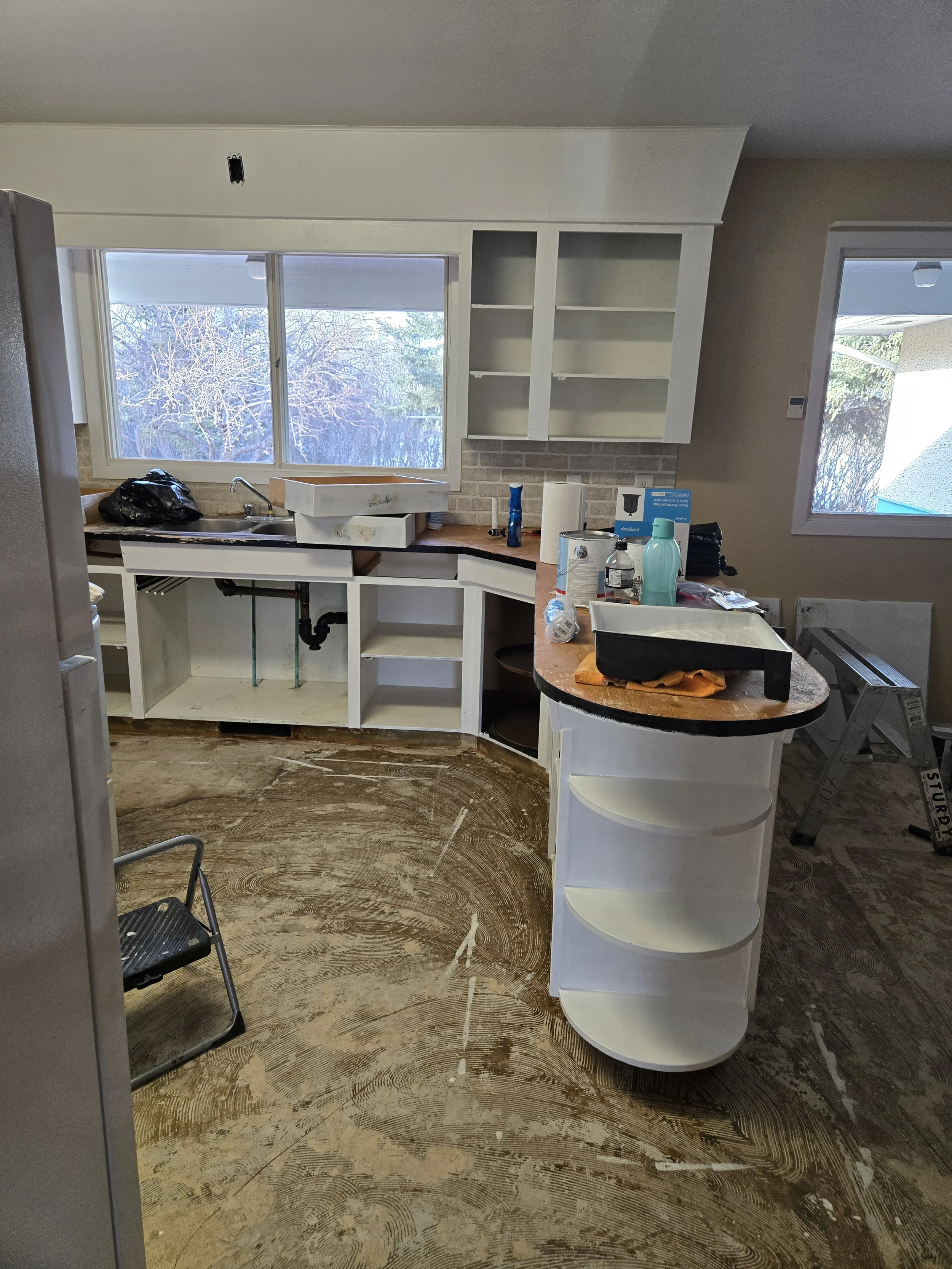 Mid renovation