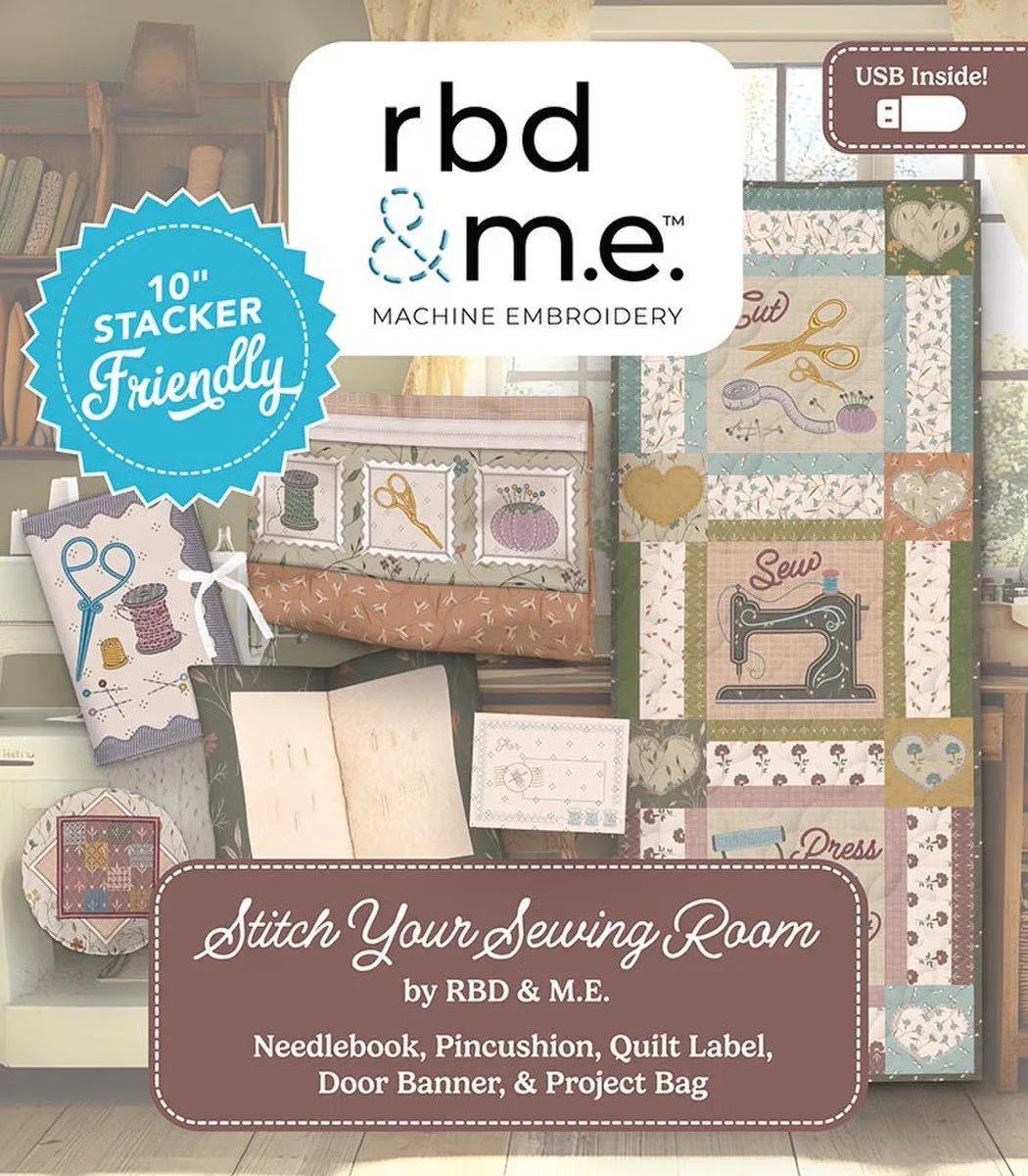 Stitch Your Sewing Room | Riley Blake Designs Machine Embroidery USB
