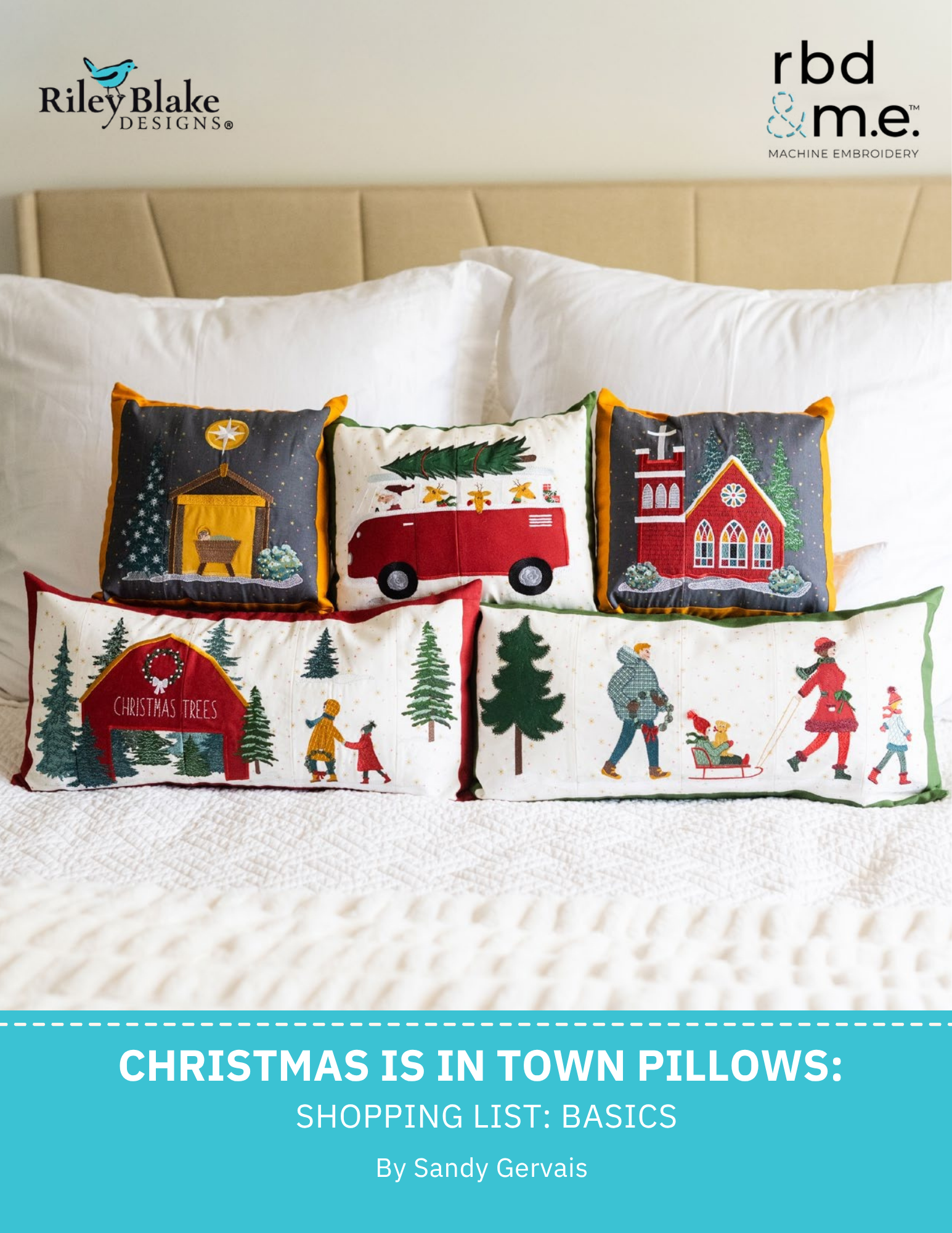 Christmas Is In Town, Machine Embroidery - USB