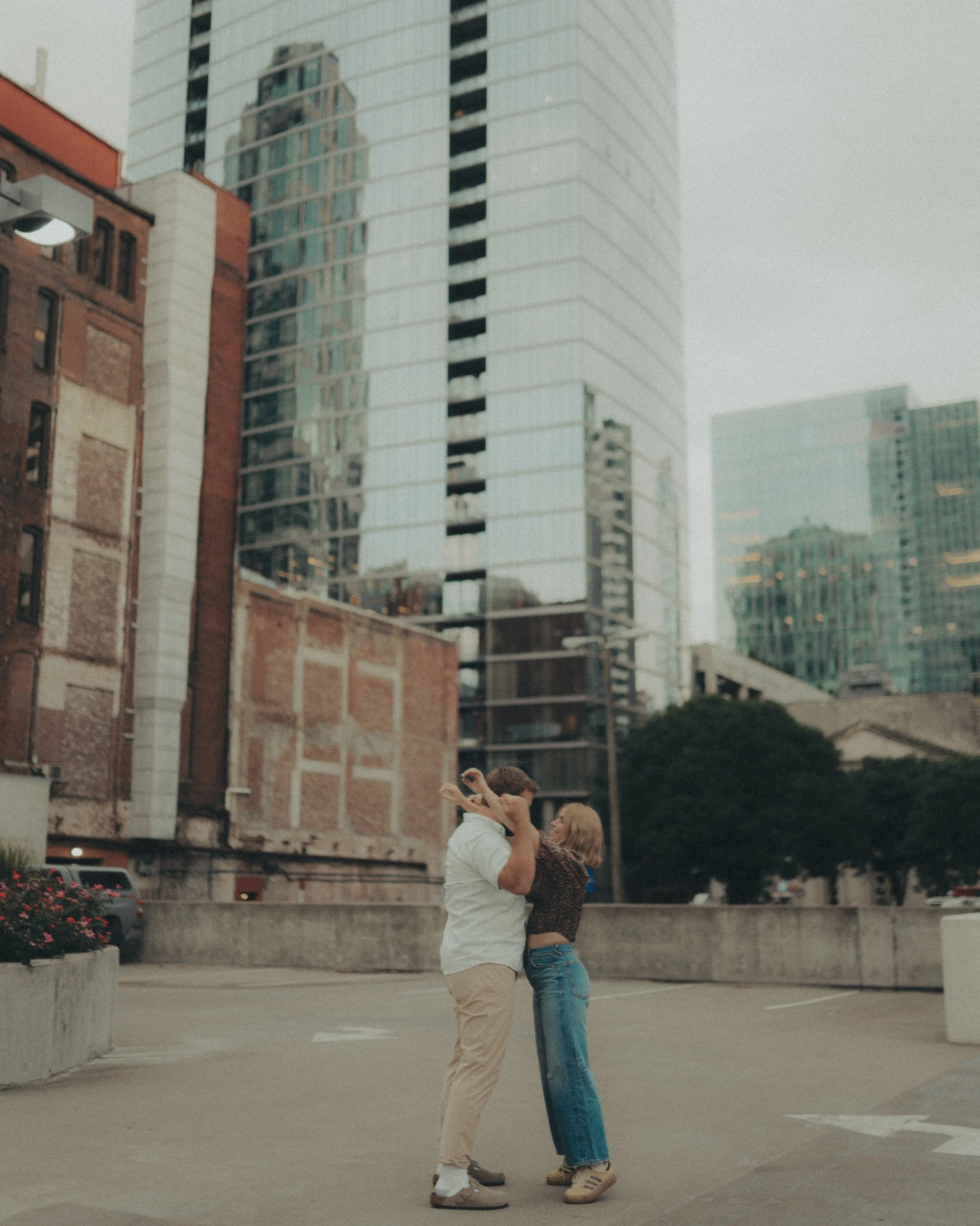in the city today with these two cuties 🫶🏼