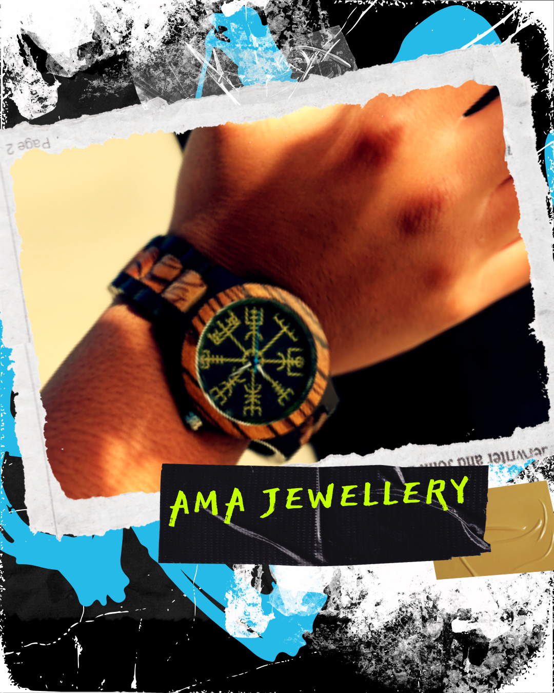 Jewellery displayed at Ama Jewellery & Watches in Inglewood, participating in Back to the Streets with art and surprise-bag offerings during Pride Weekend.