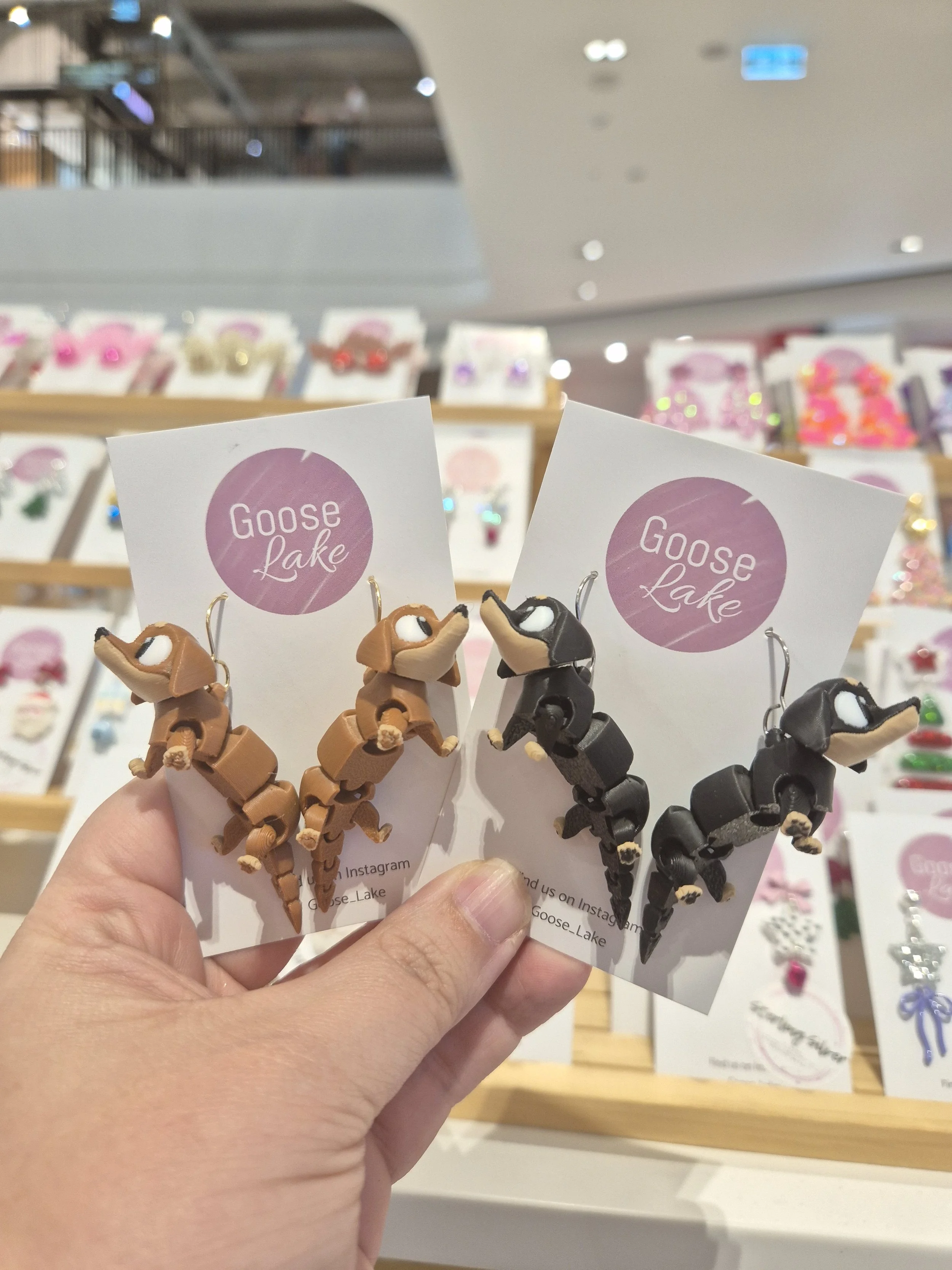 3D earrings