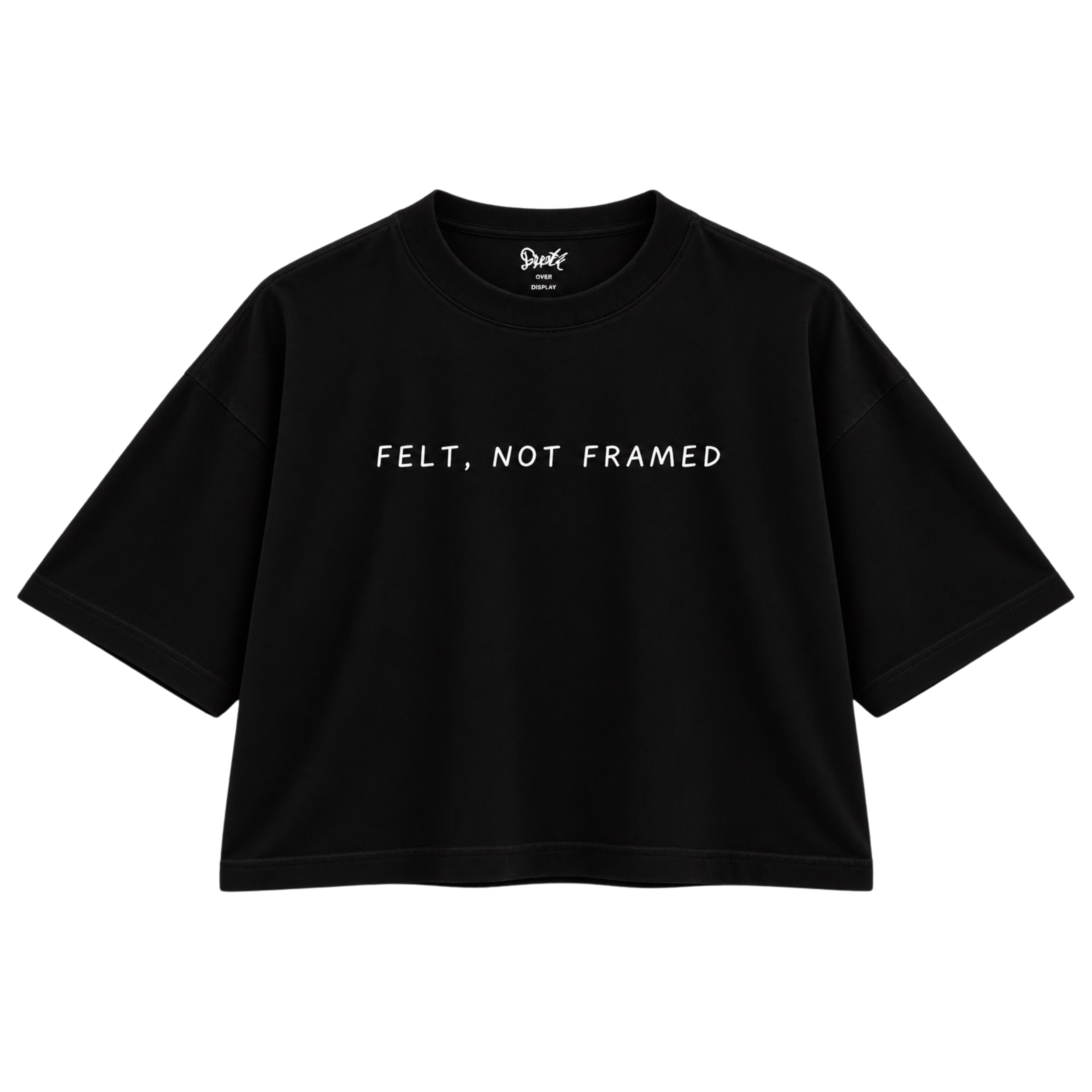 FELT, NOT FRAMED BLACK TEE