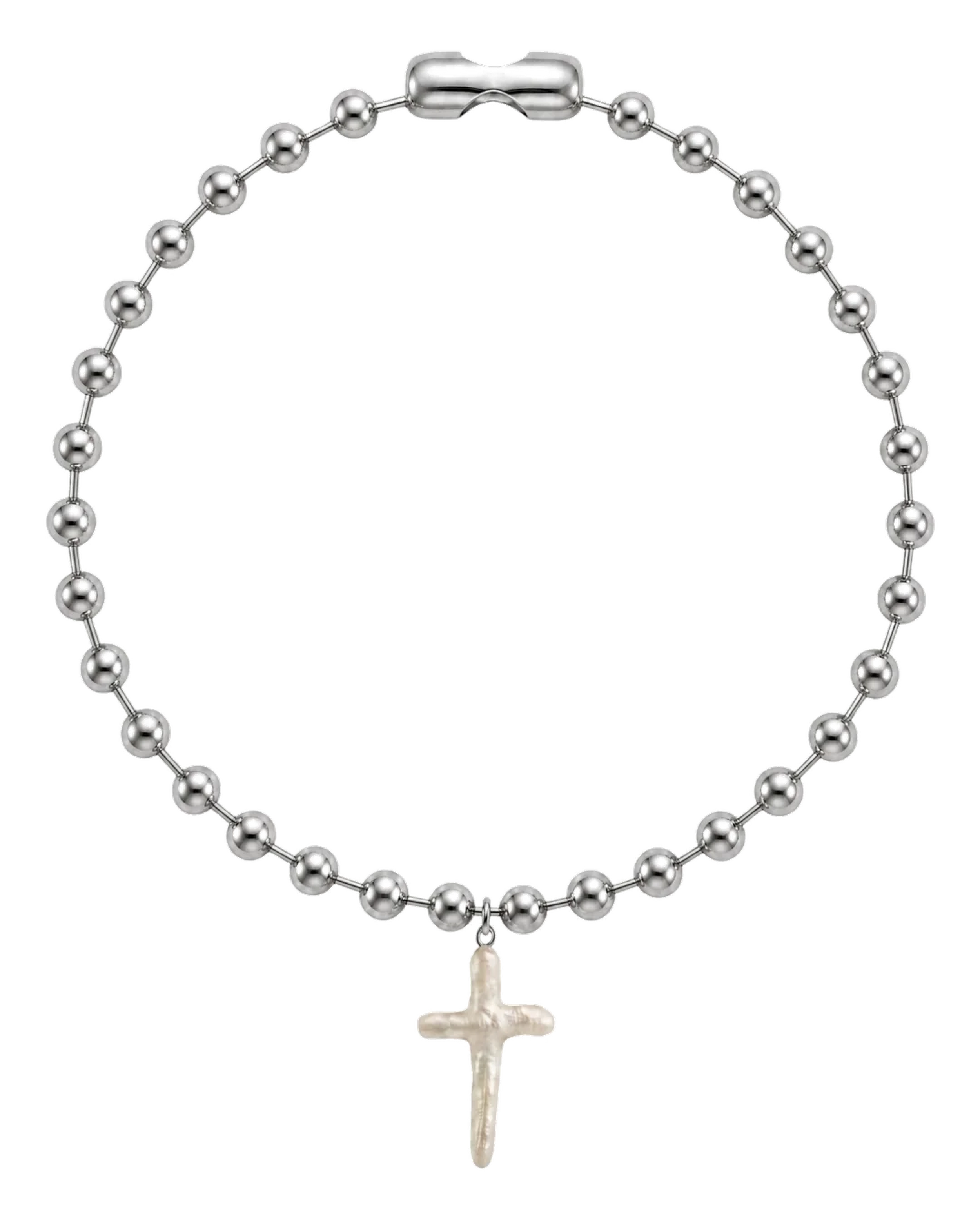 ORIGINAL WORKS • "faith, no fear" Silver • Necklace •