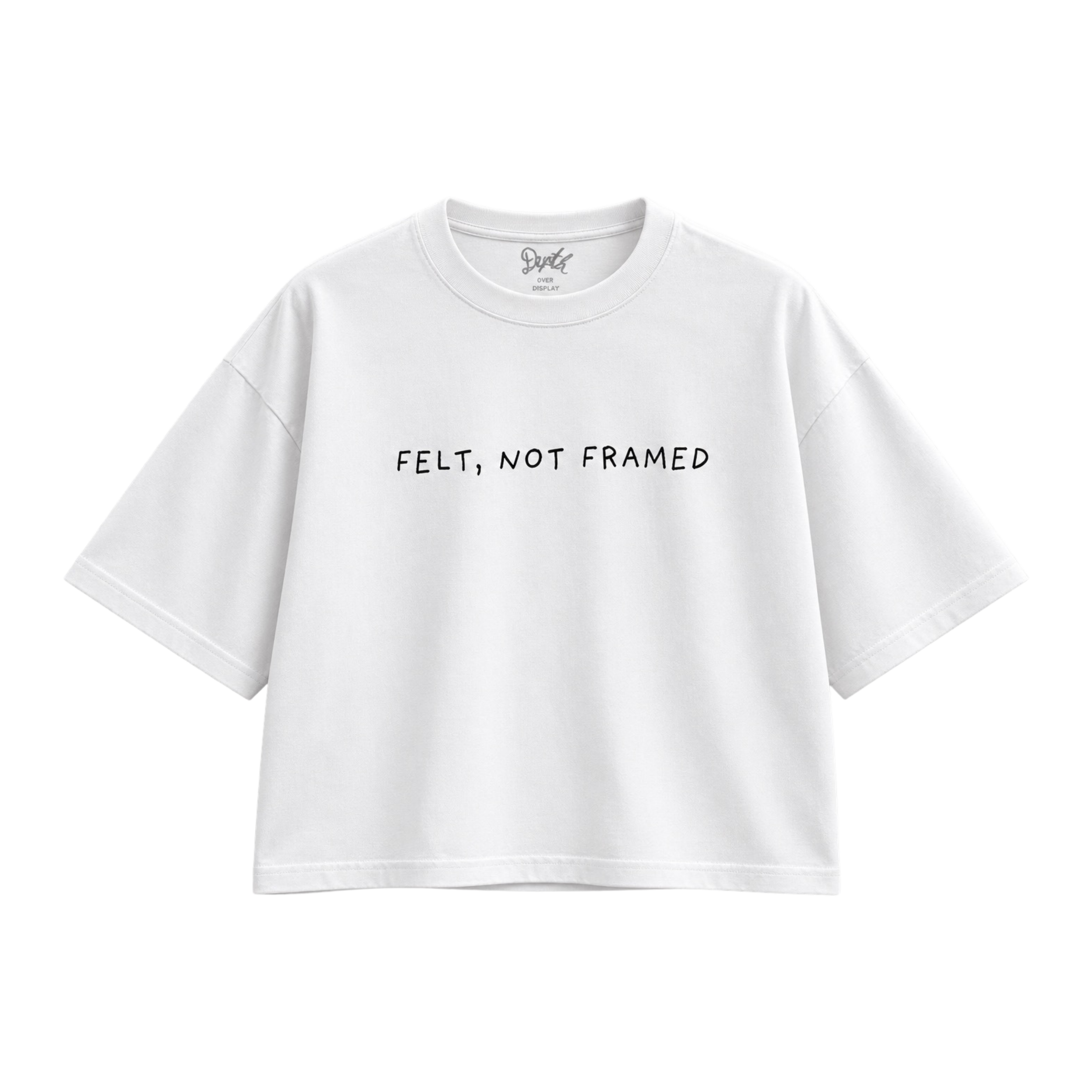 FELT, NOT FRAMED WHITE TEE