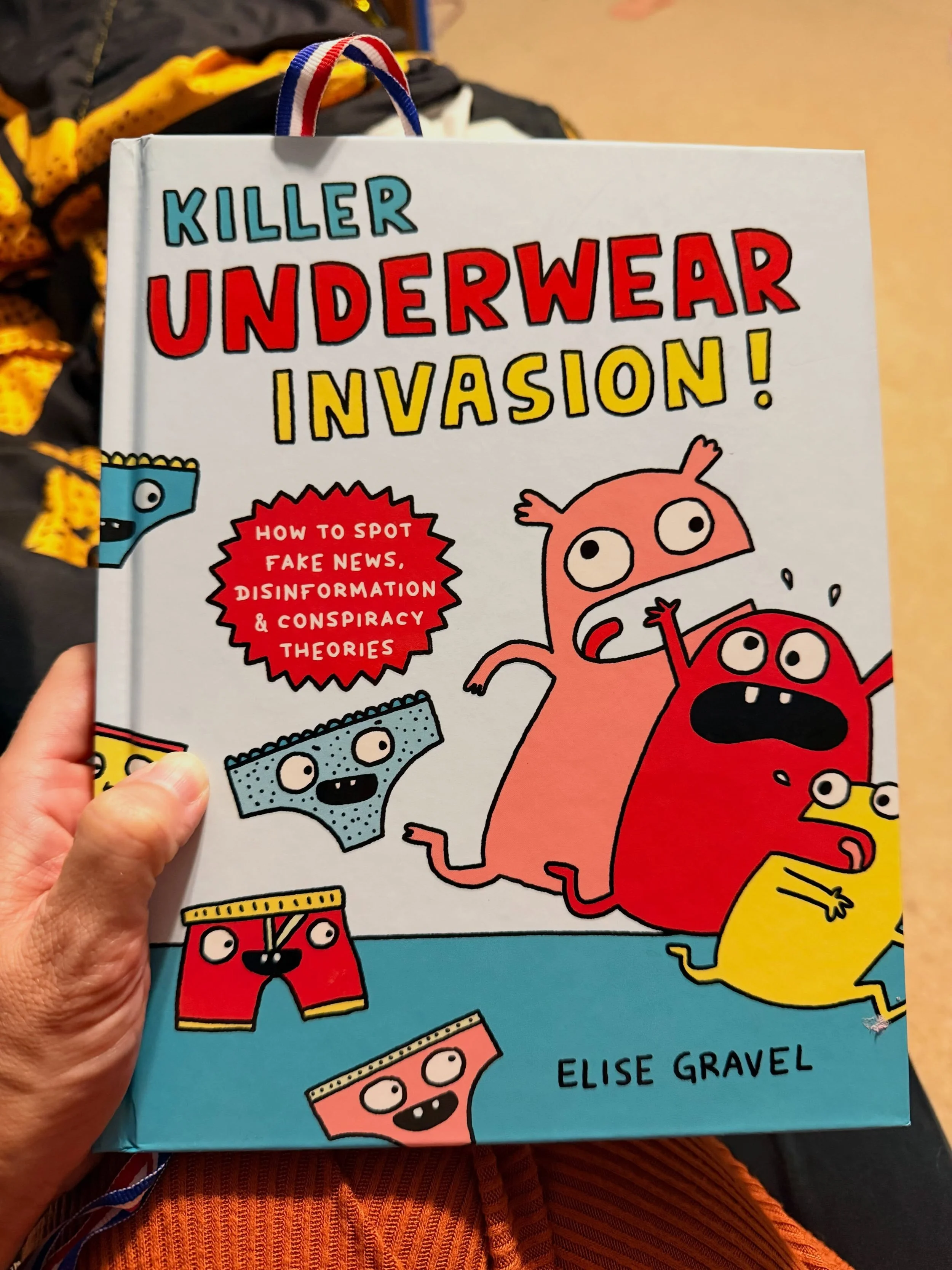 I don&rsquo;t think I&rsquo;ve ever posted about a kids book, but I need to share this one my little one is reading. Never to early to learn how to spot misinformation. Picked this up at @pghbookcrawl at @doomedplanetcomics