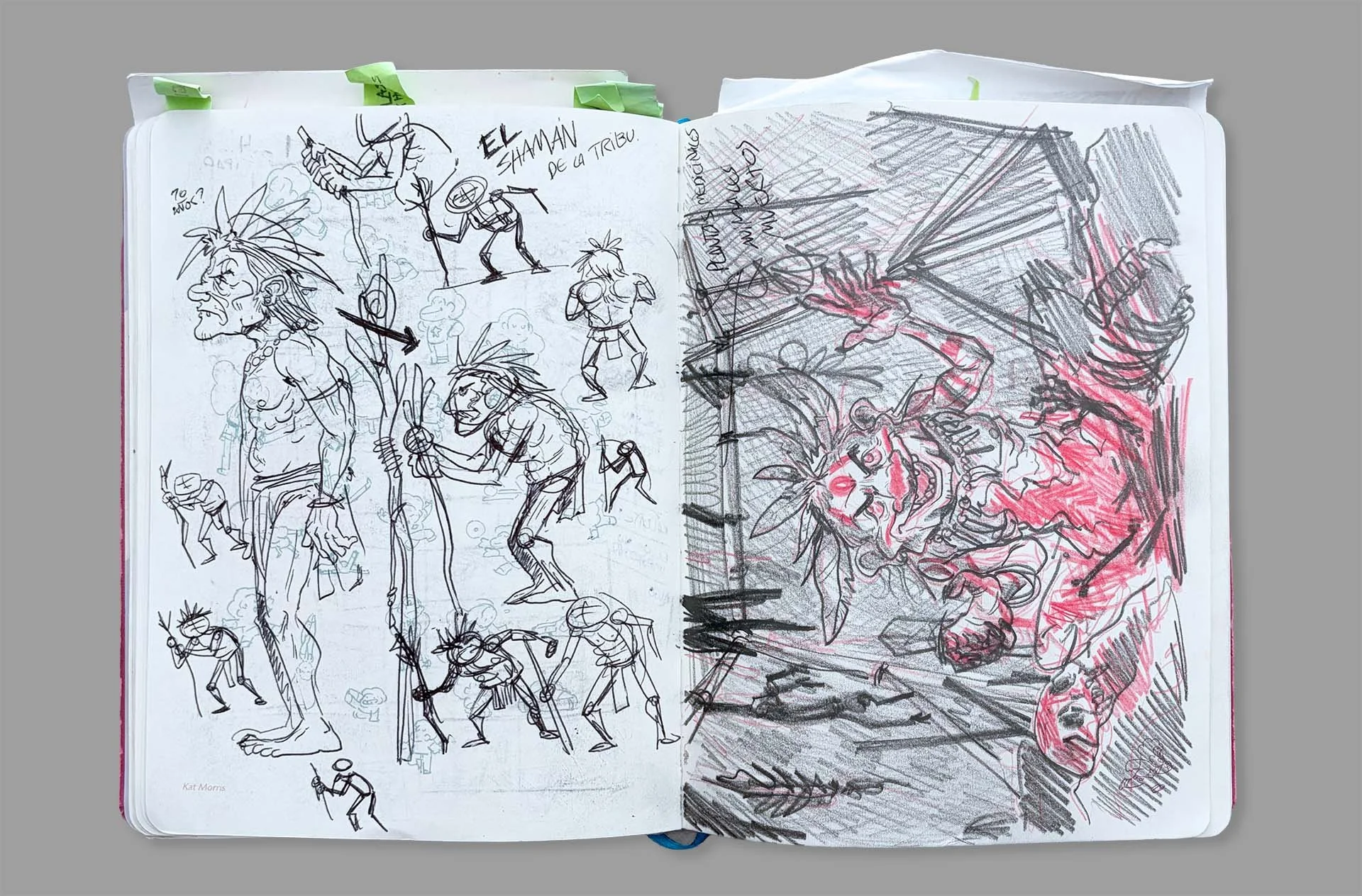 Character exploration and testing one frame concept.