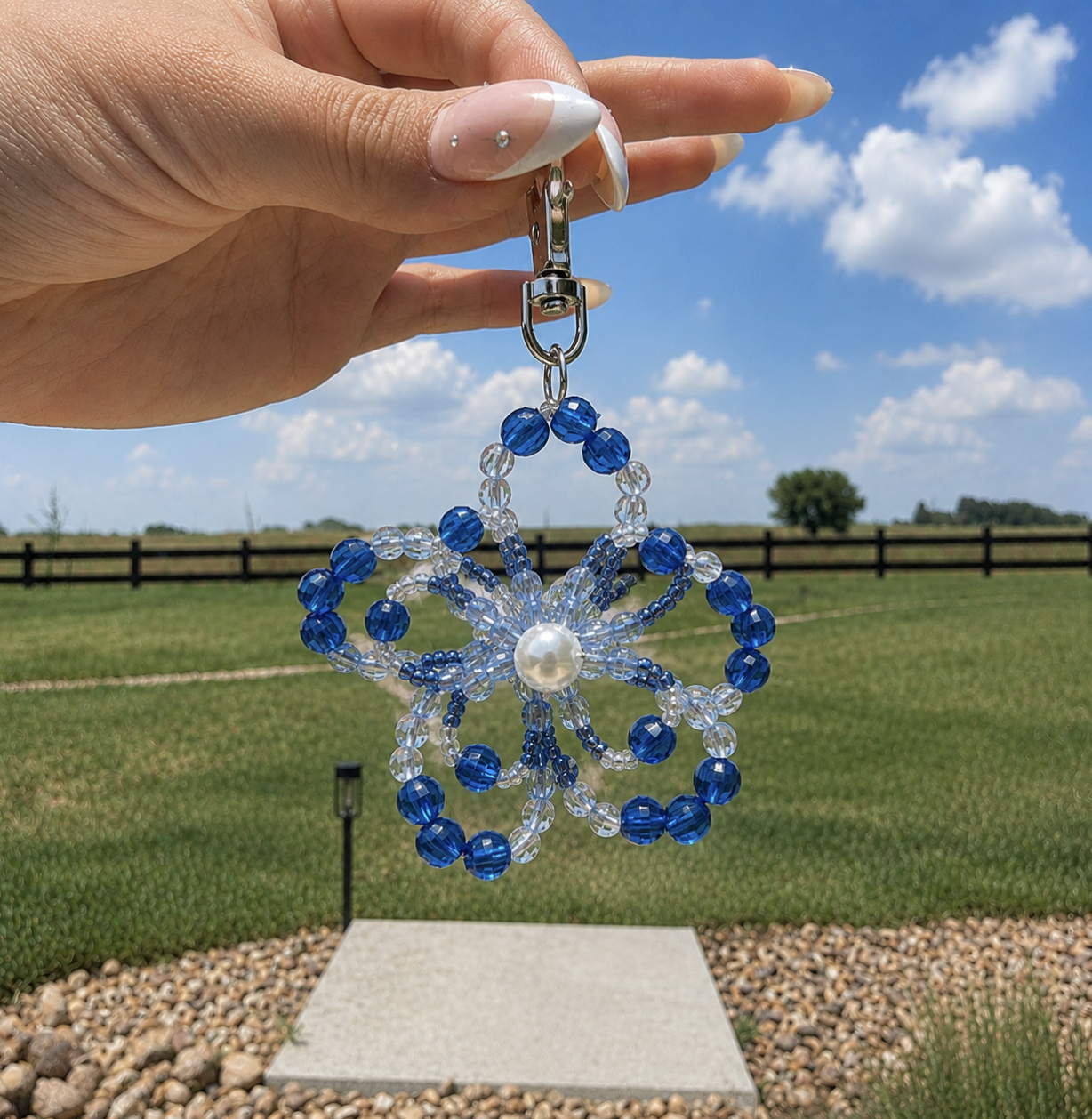 Beaded Flower Charms