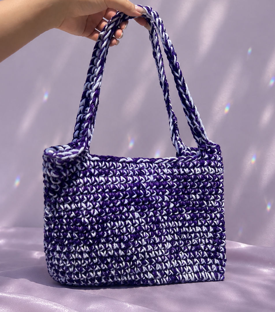 Purple Stardust Purse