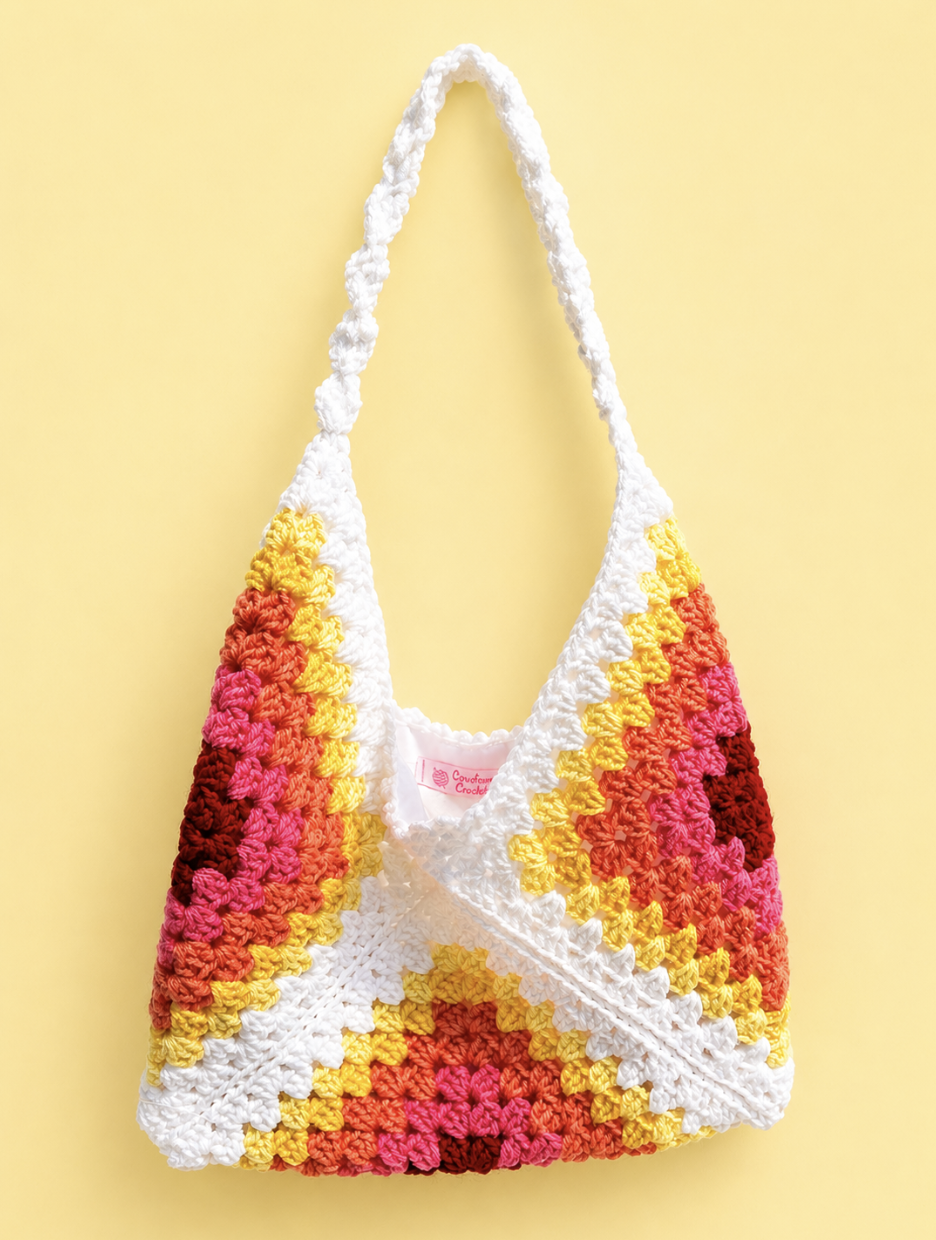 Sunburst Triangle Bag