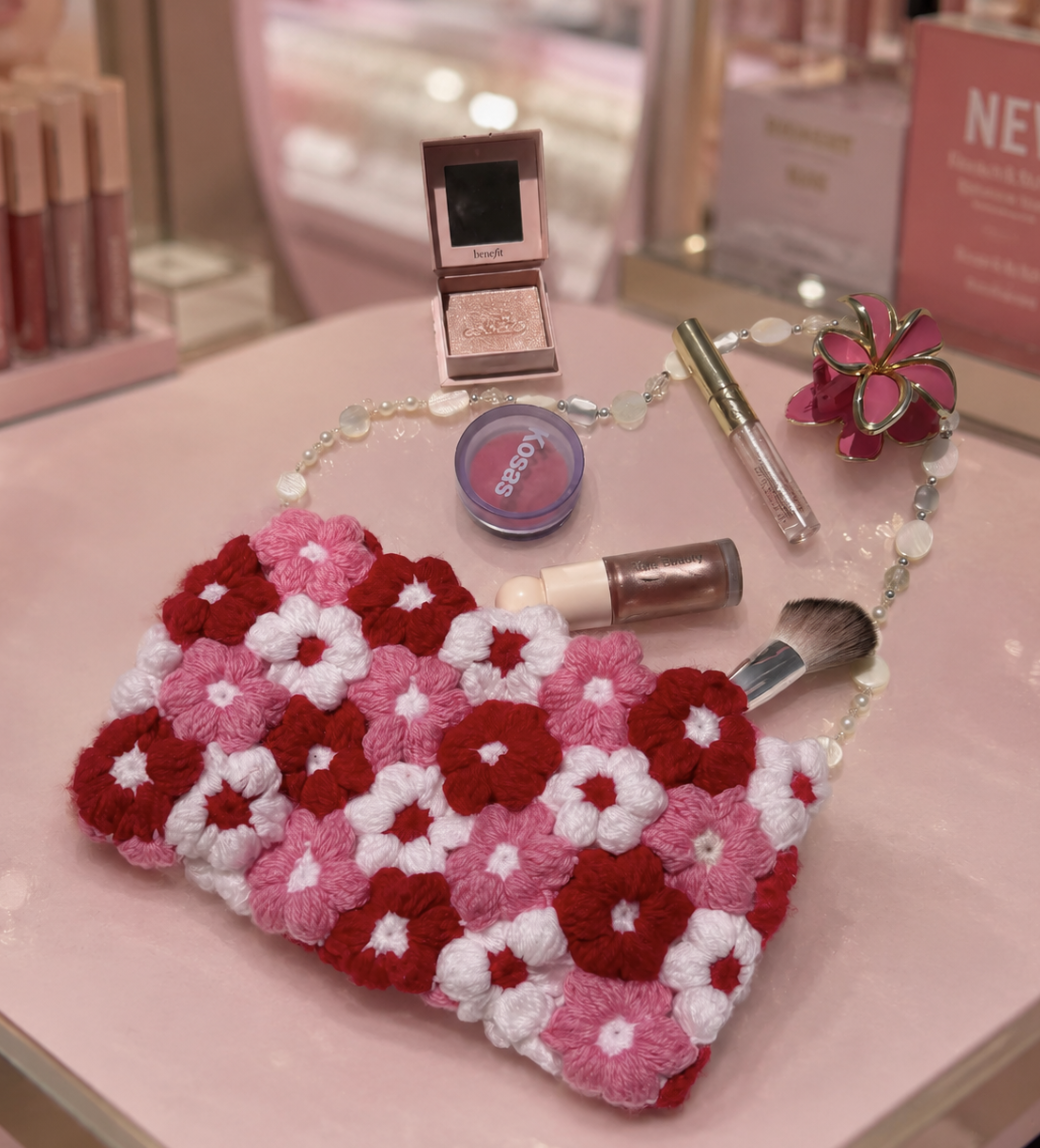Flower Puff Purse