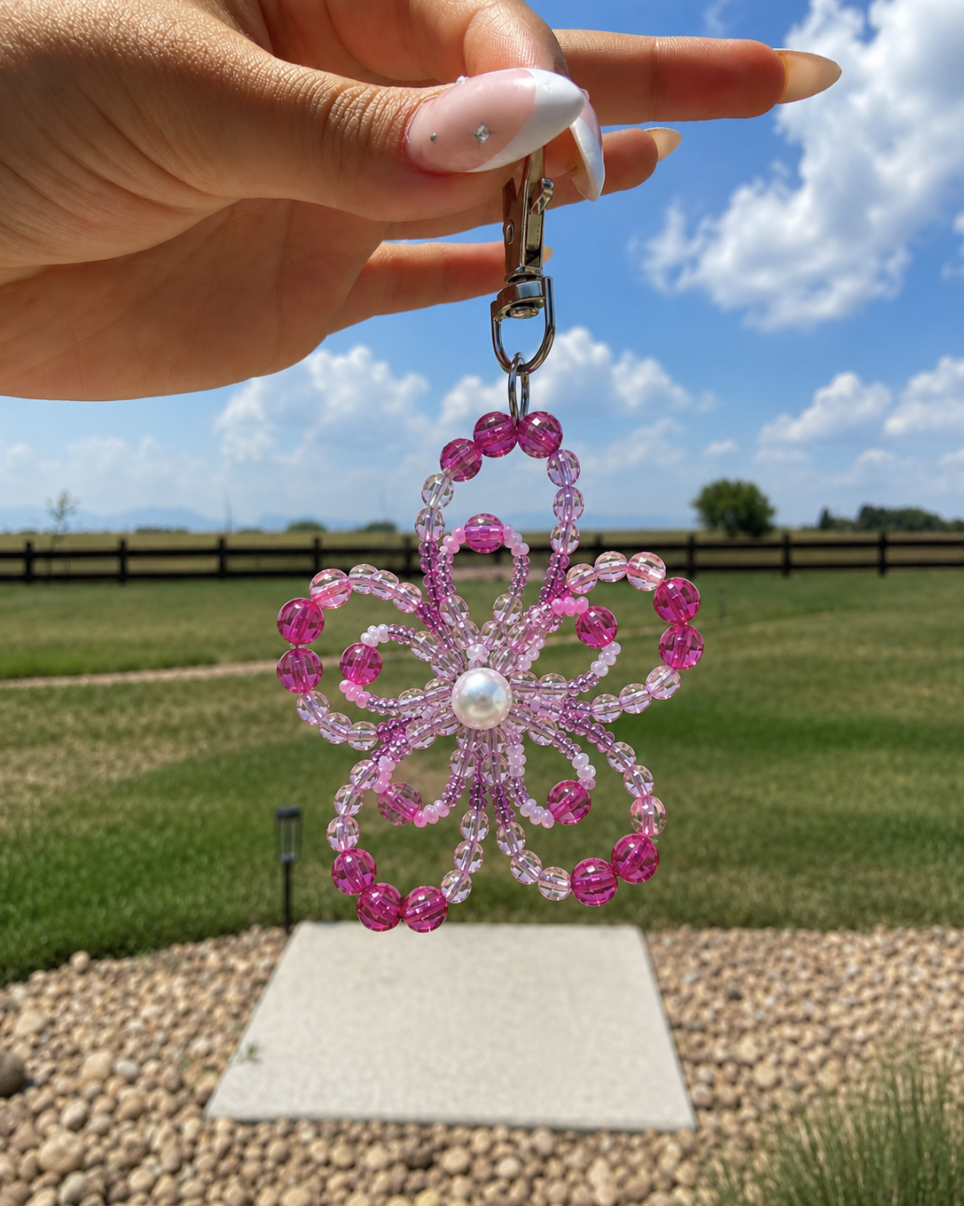 Beaded Flower Charms
