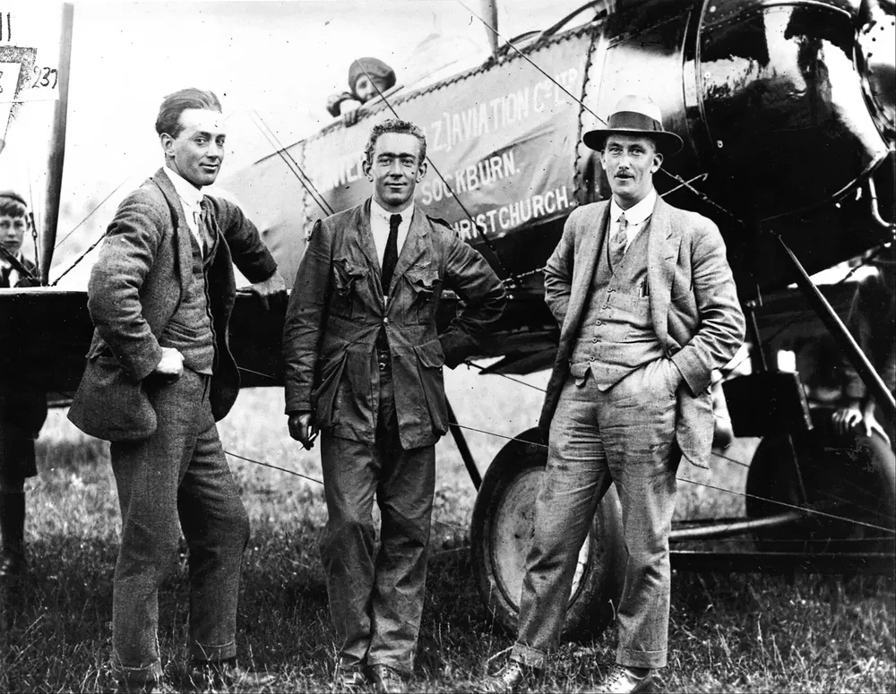 Historic Wigram first airmail service during the 1920s