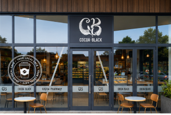 Cocoa Black storefront at The Landing Wigram in Christchurch