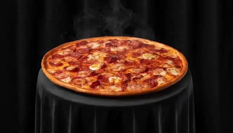 Classic meat pizza from HELL Pizza Wigram