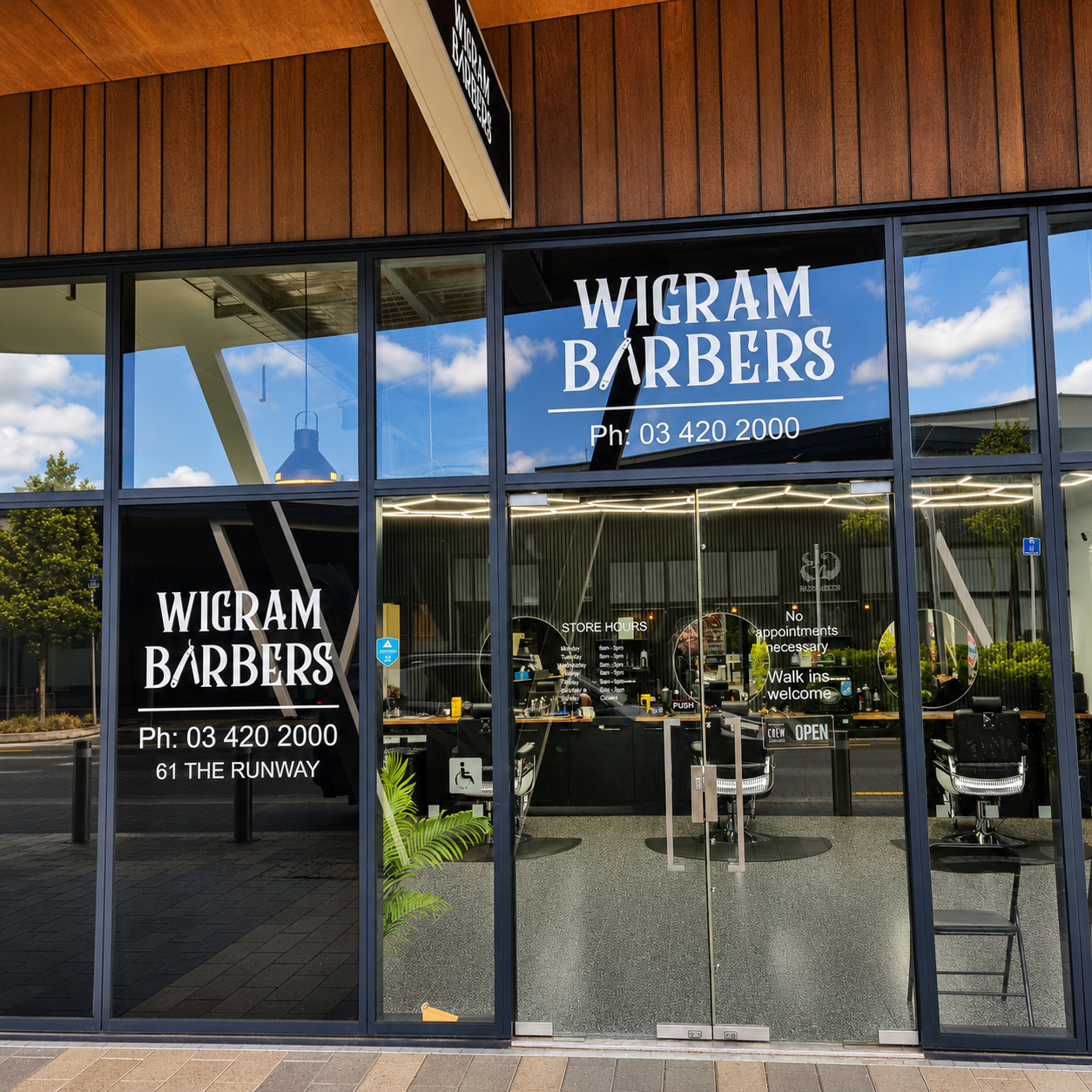 Wigram Barbers at The Landing
