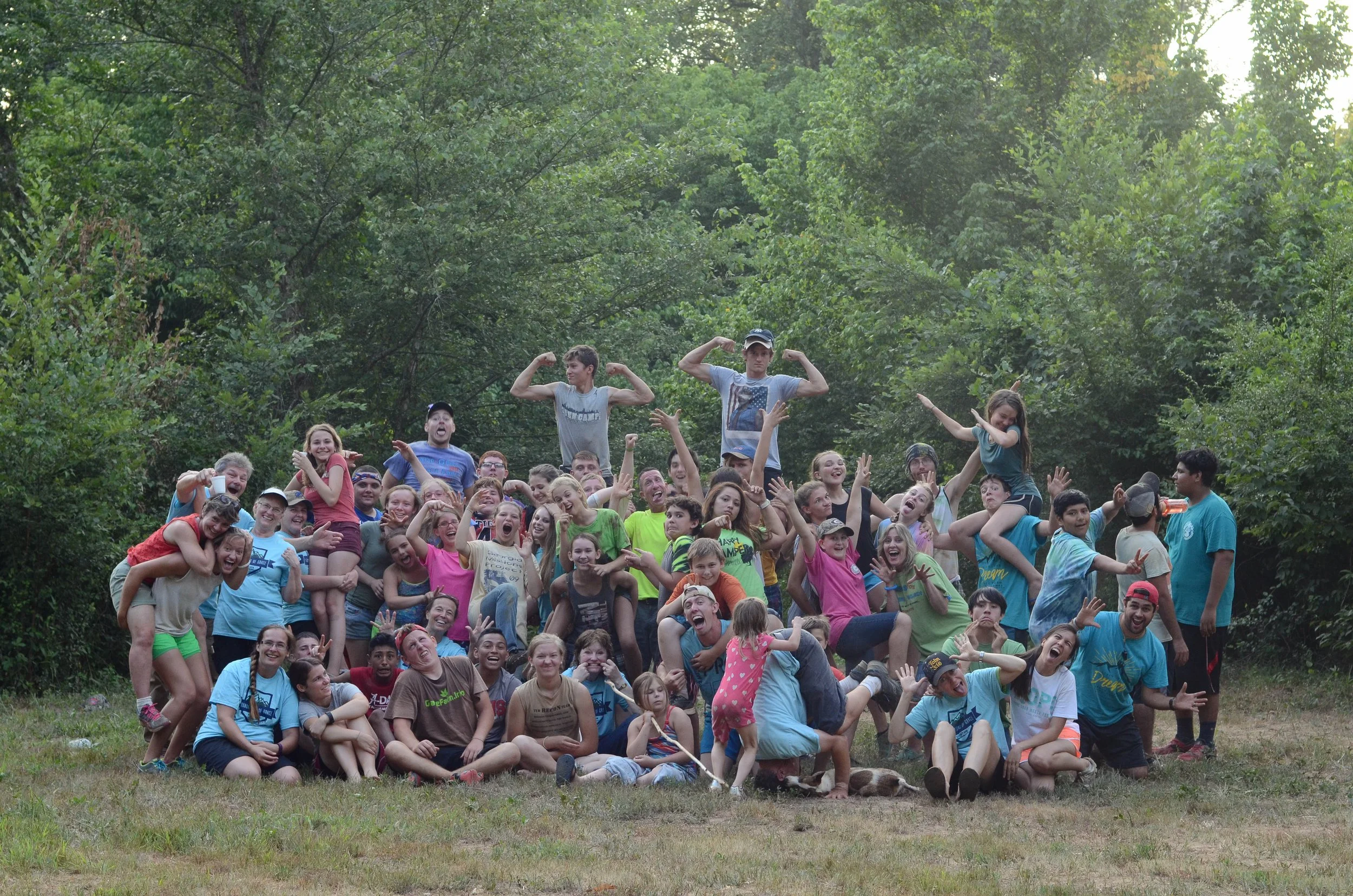 Big group camp grace photo