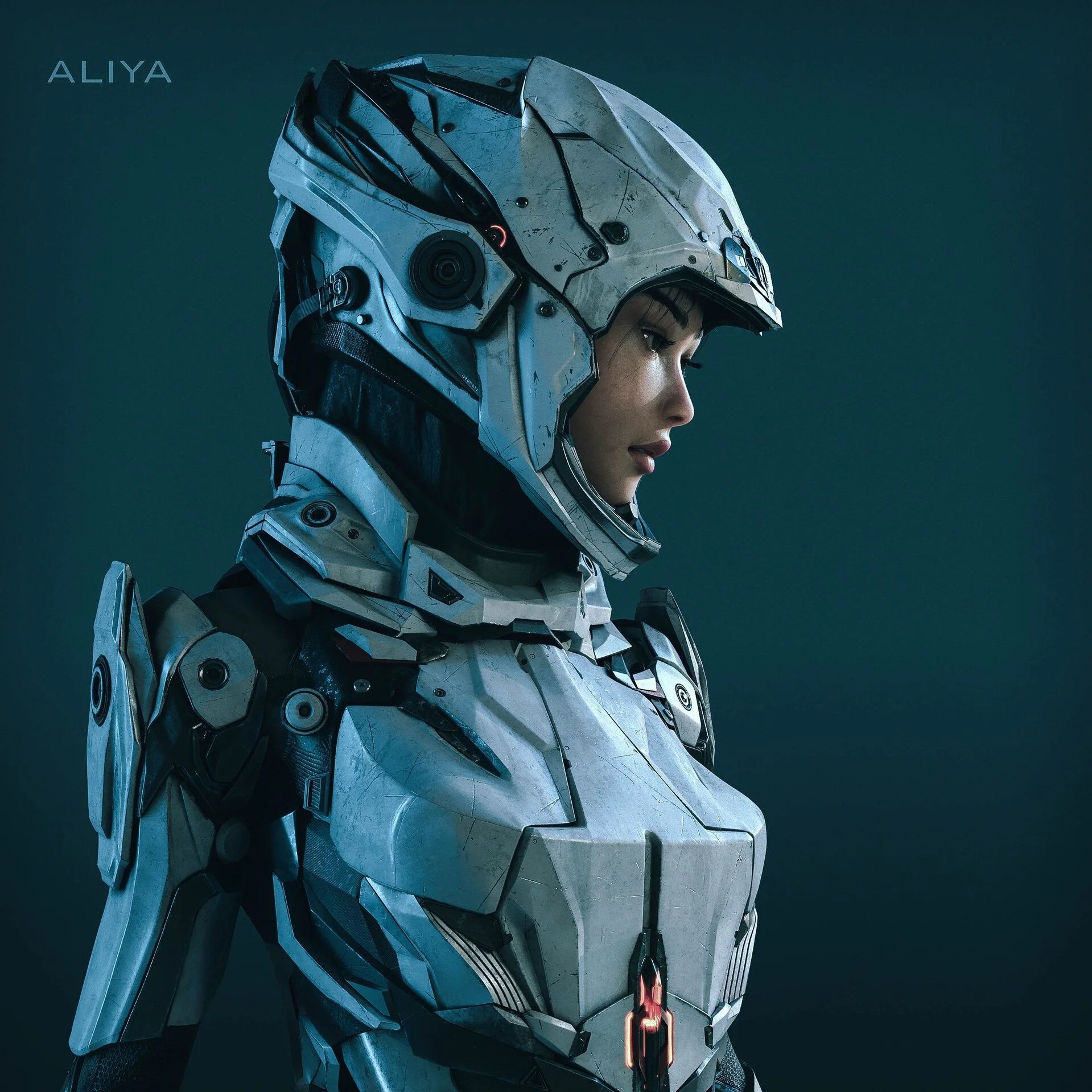 ALIYA - Space Pilot Concept Art