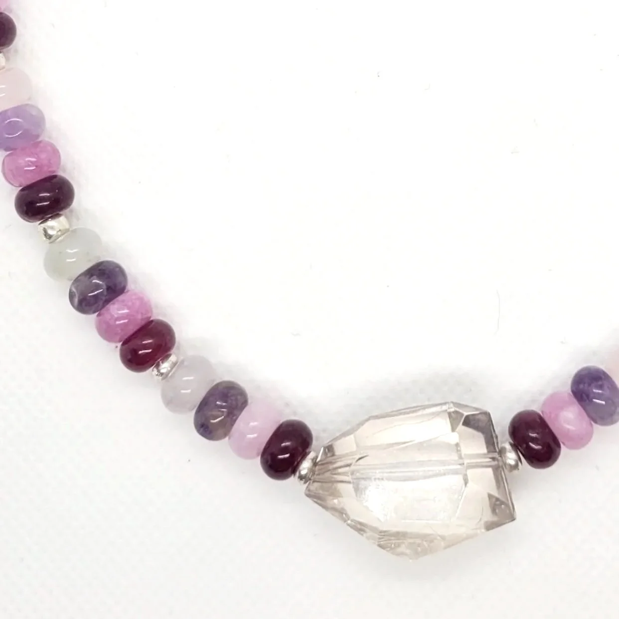 Gemstone choker-style necklace