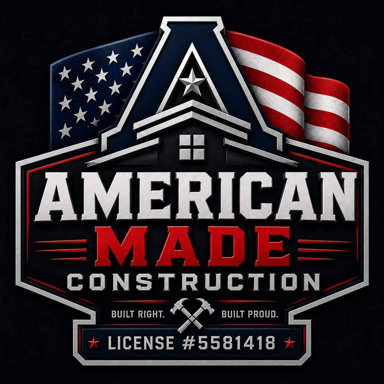 American Made Construction logo serving Hayden and Coeur d’Alene, Idaho