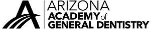 Logo of the Arizona Academy of General Dentistry featuring a stylized letter A and the organization’s name.