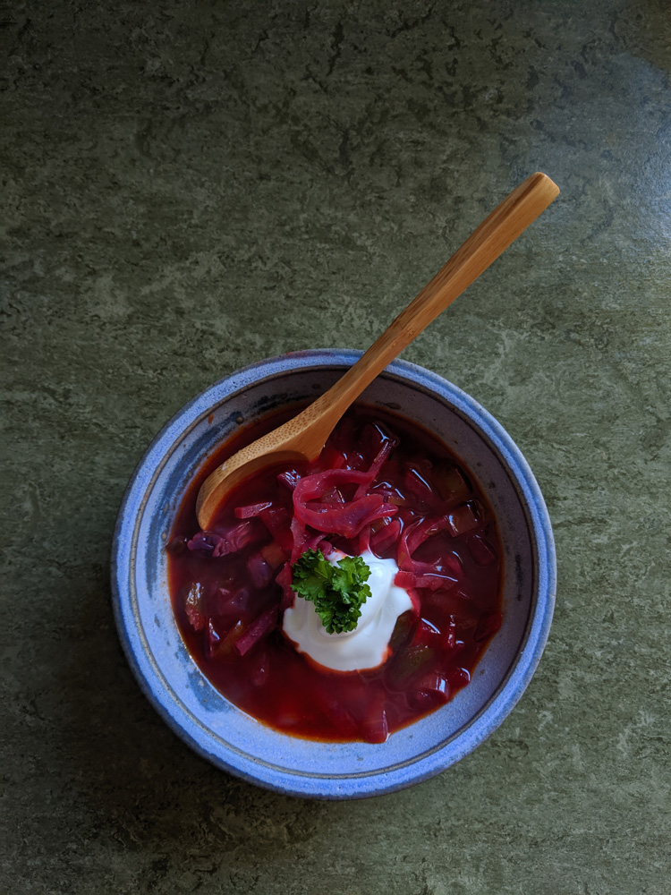 A Riff on Lee Miller's Borscht