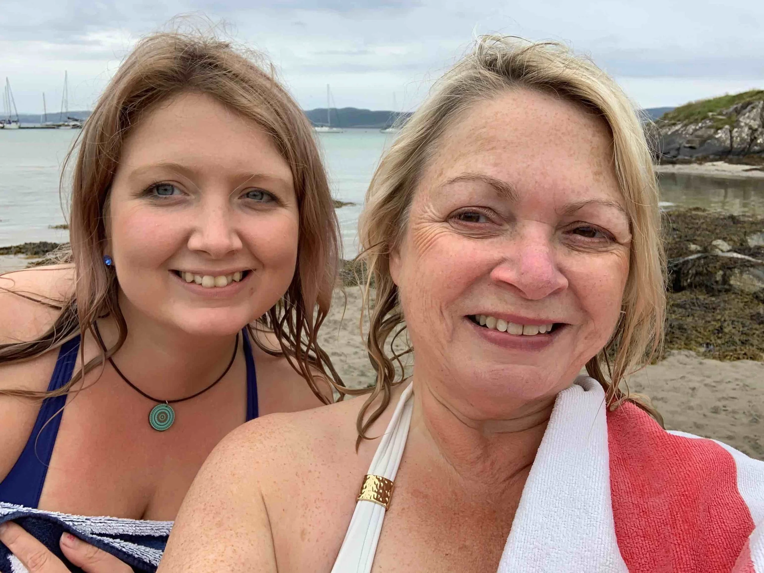 Janis (right) and daughter Jane