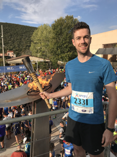 Steven at the Athens Marathon