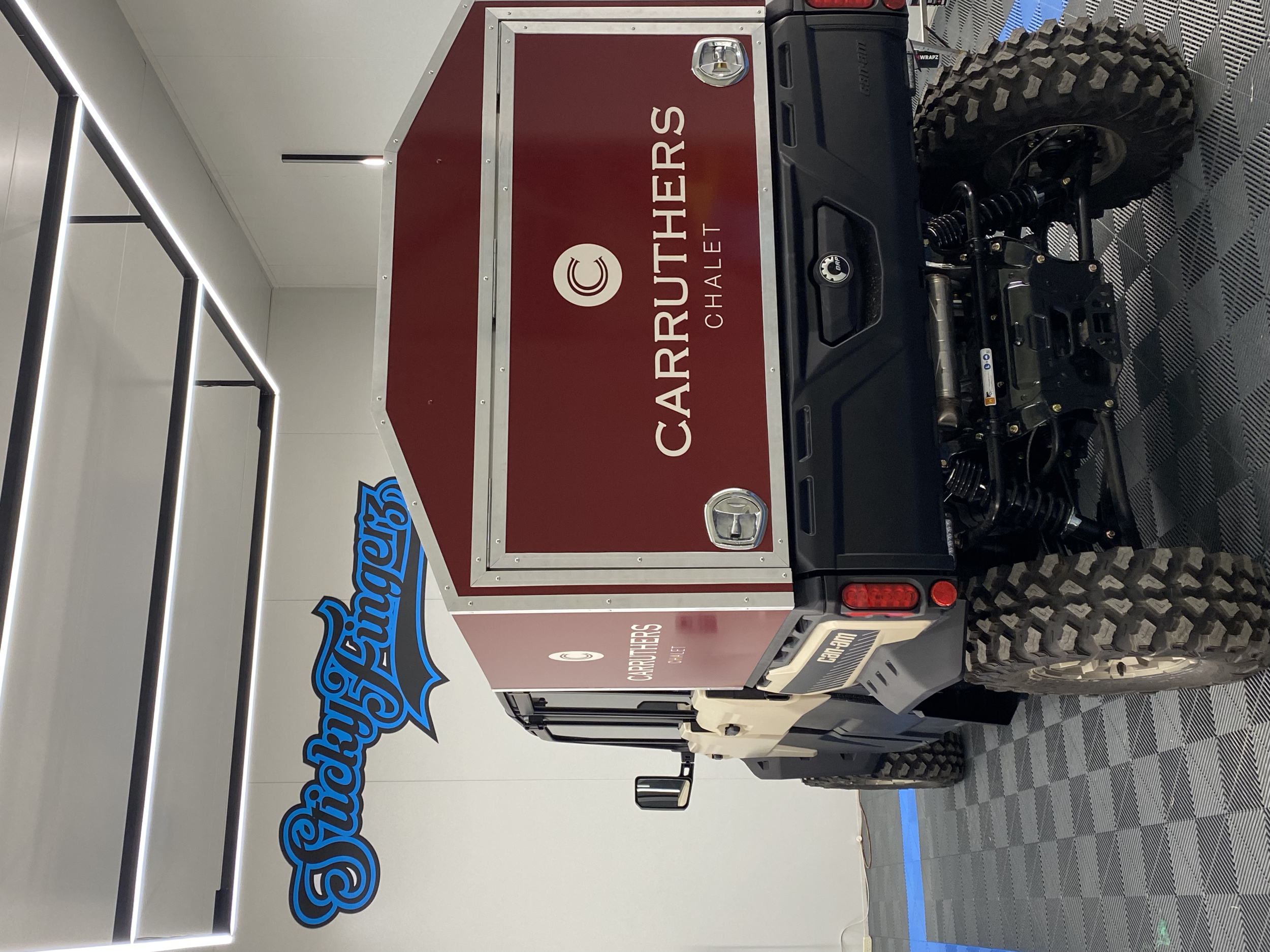 Carruthers Lodge – Can-Am tray wrap.
