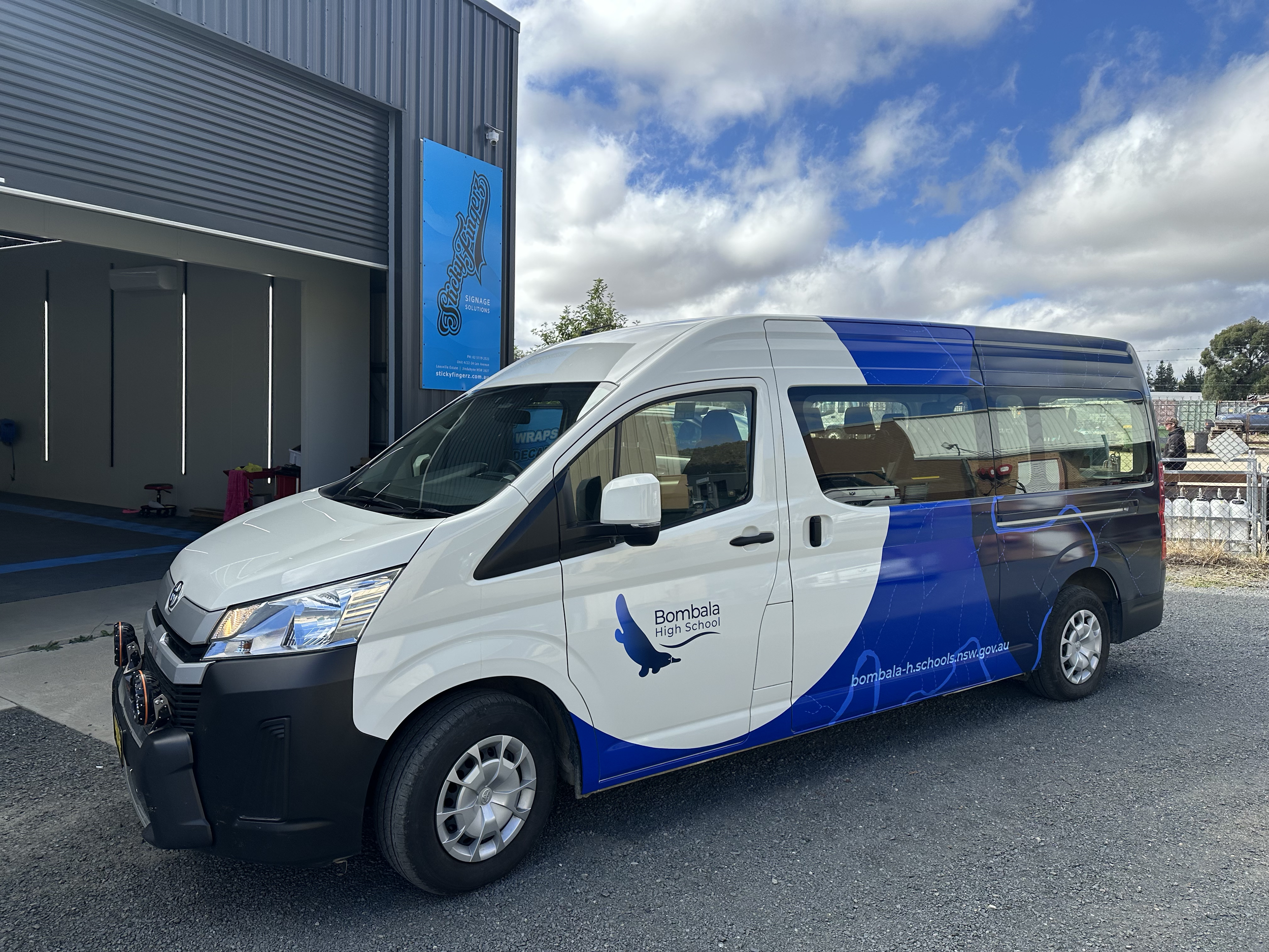 Bombala High School – Vehicle fleet graphics and ute wrap.