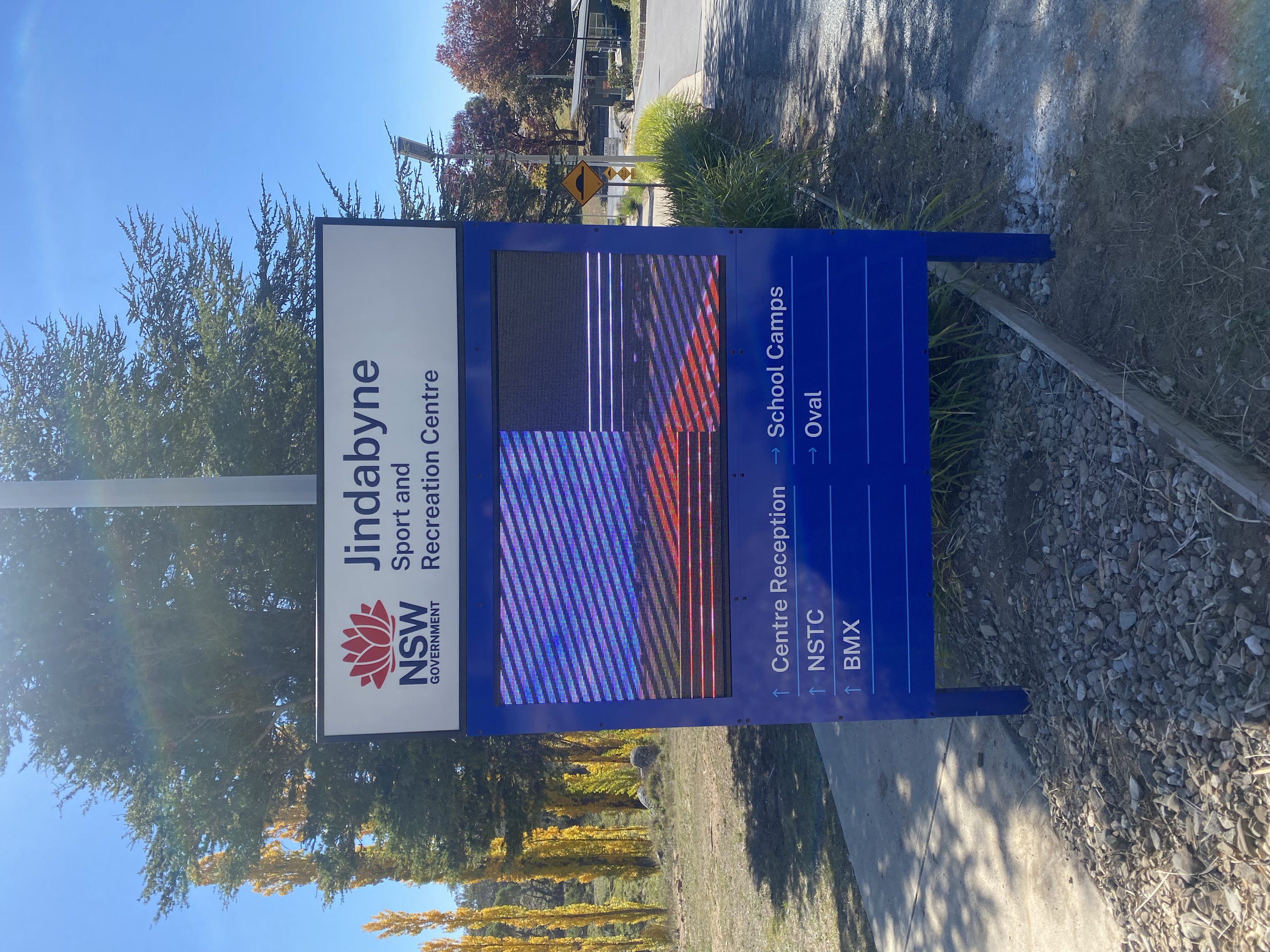 Jindabyne Sport and Recreation Centre – Digital entry signage.