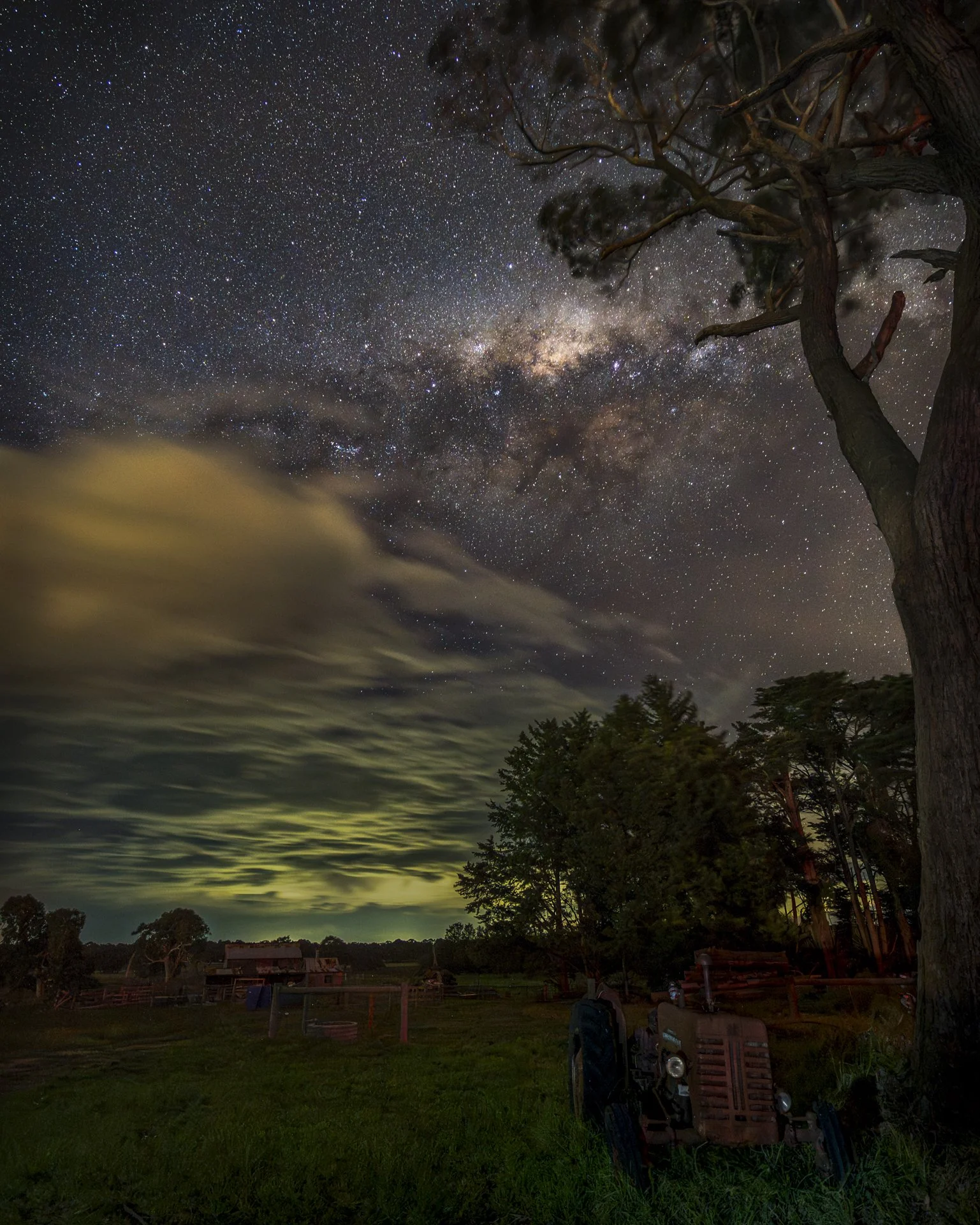 Rural night beauty in Gippsland
