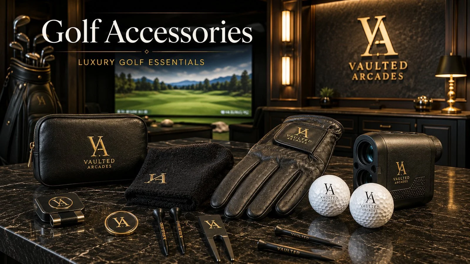 Luxury golf gloves, headcovers, bags and markers