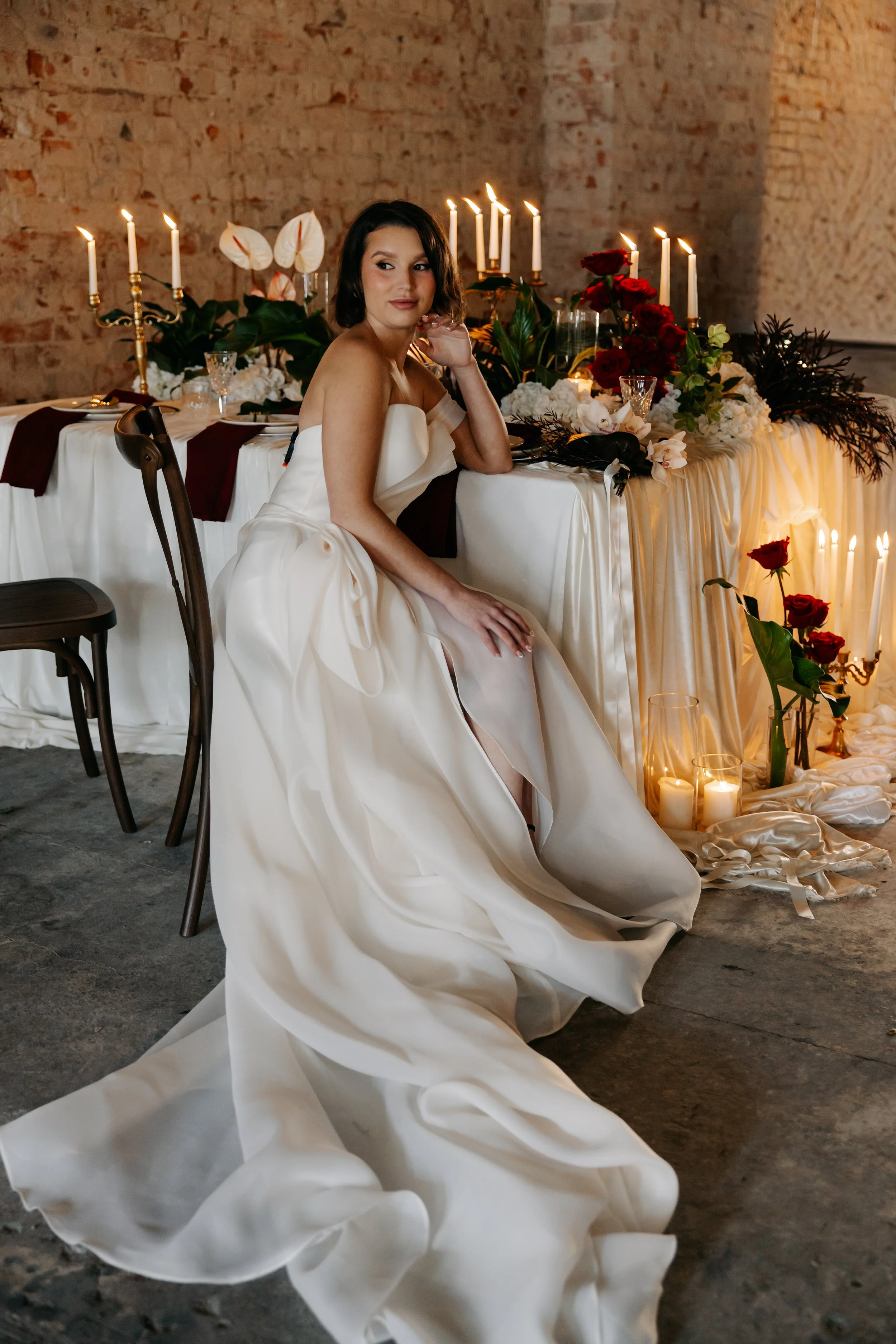 Editorial-style wedding portraits captured during a luxury private wedding in South Australia.