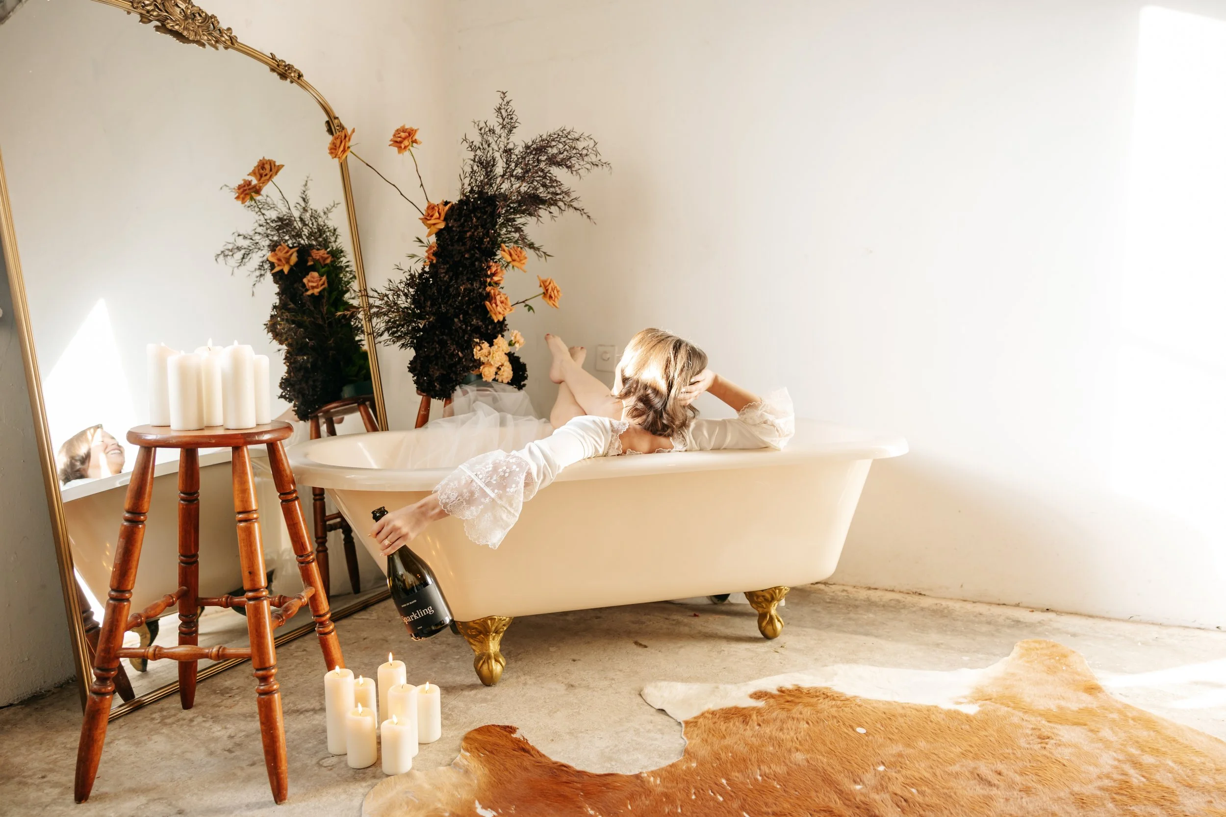 Editorial-style wedding portraits captured during a luxury private wedding in South Australia.