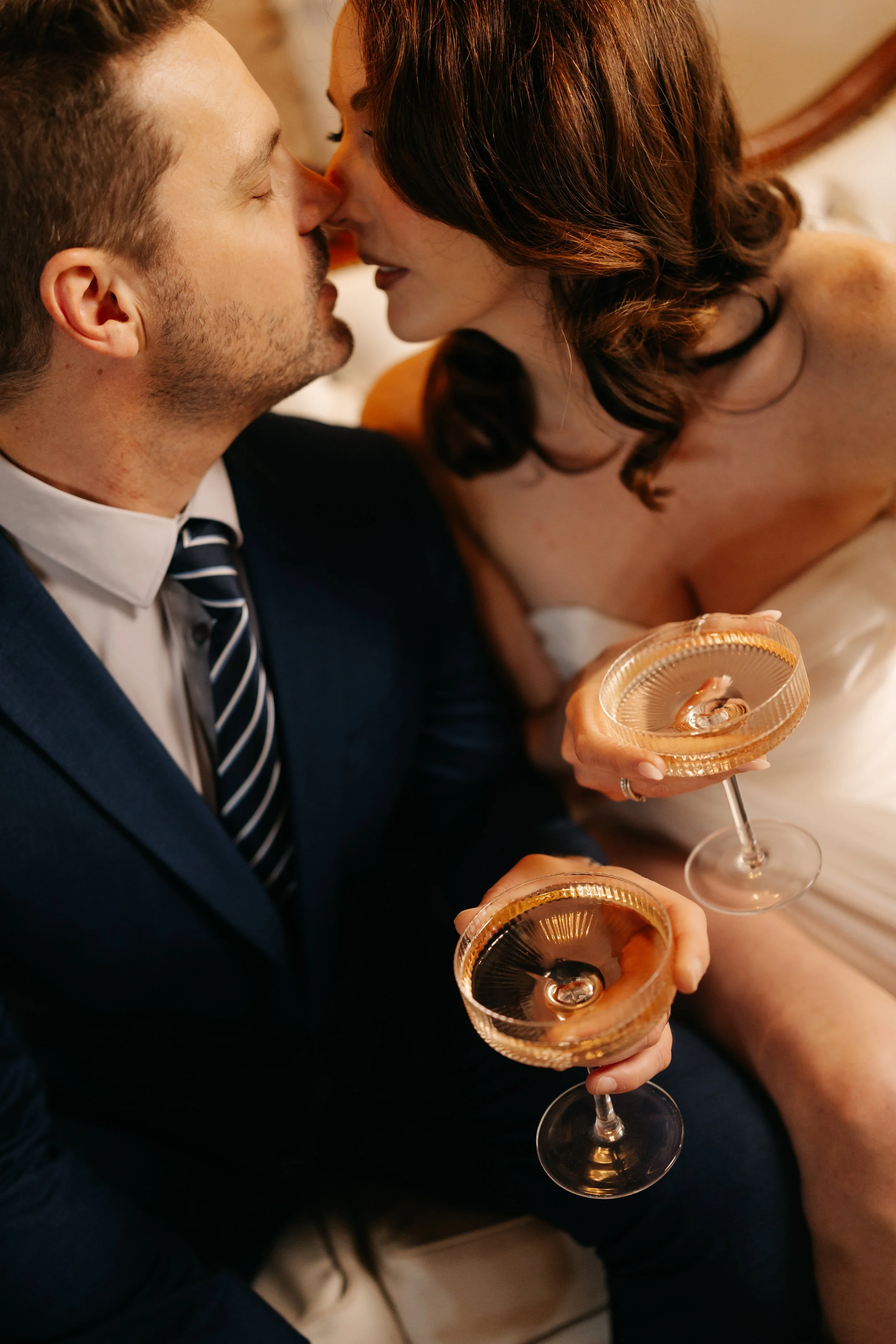 Elegant wedding photography capturing genuine moments between newlyweds in Adelaide.