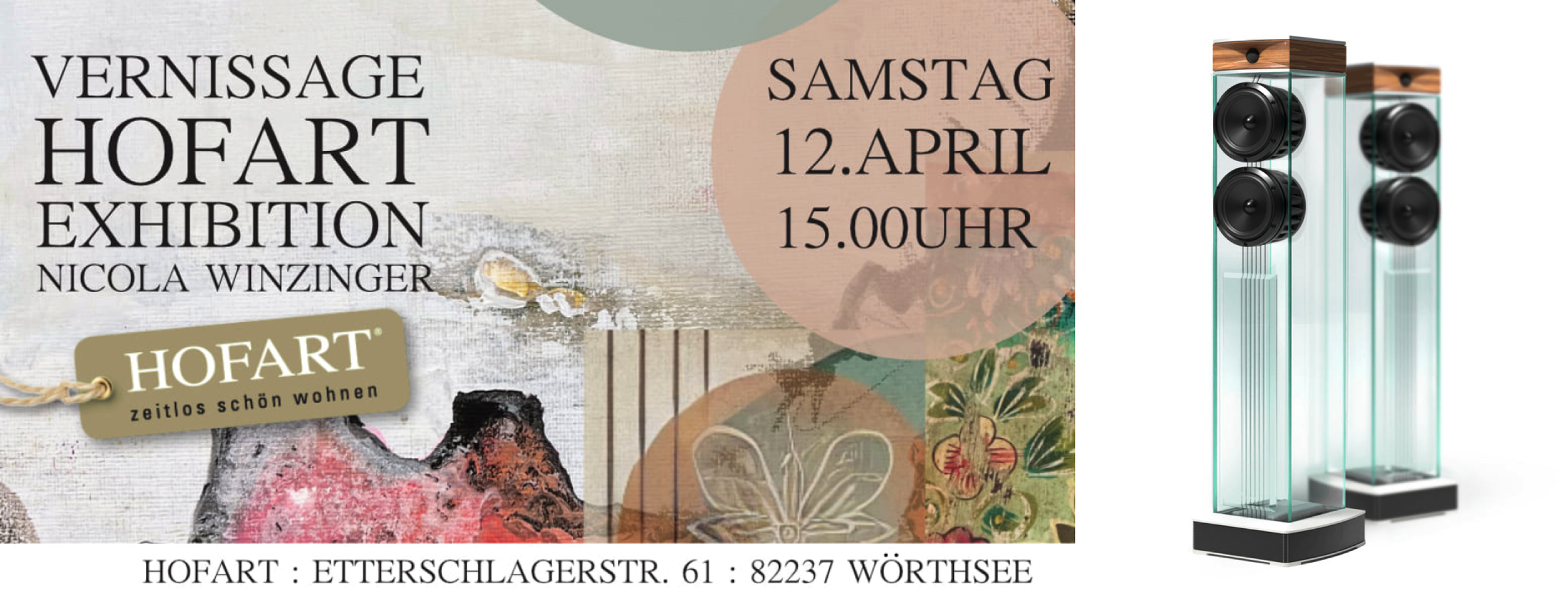Vernissage Hofart - Nicola Winzinger &amp; Thor Acoustic &amp; Design GmbH