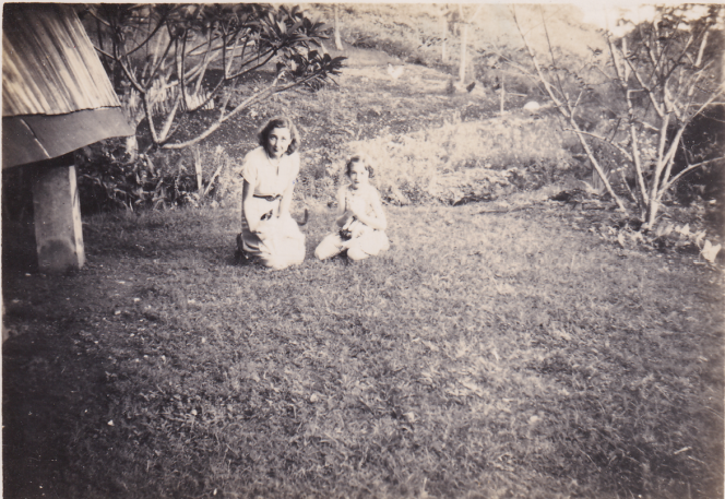 Veronica and Patricia Towner, Kavieng 1950