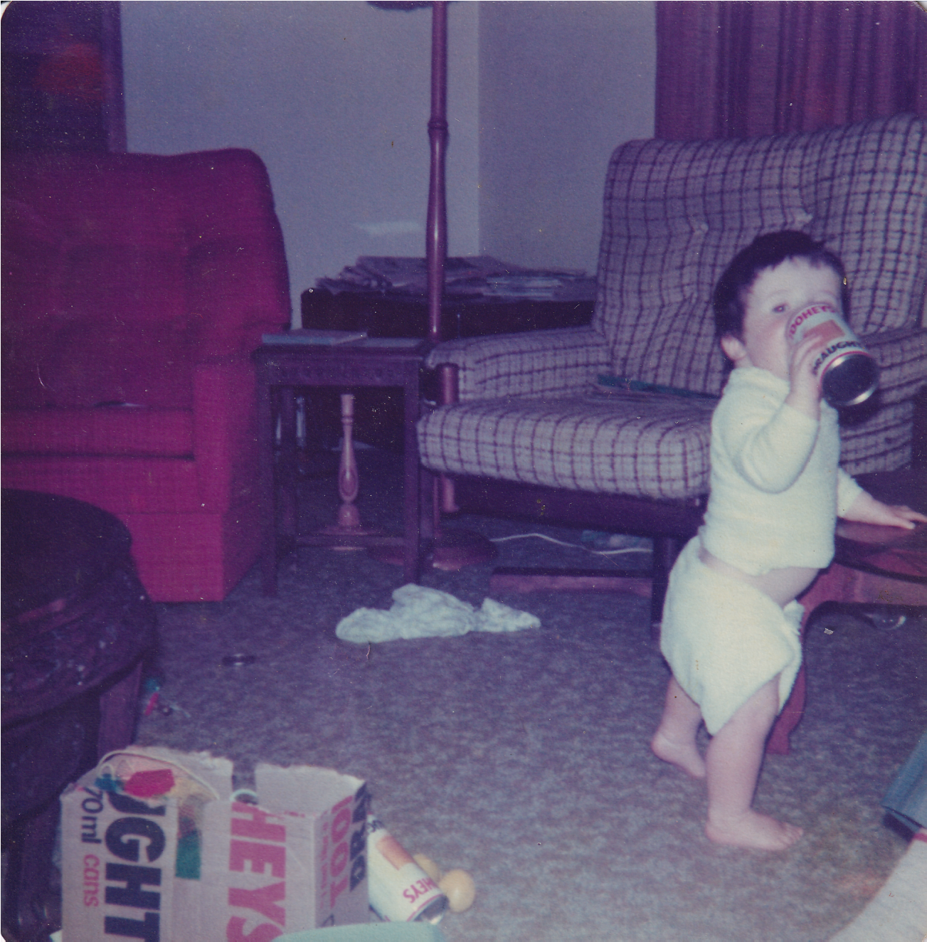 Peter Kelliher learning to walk
