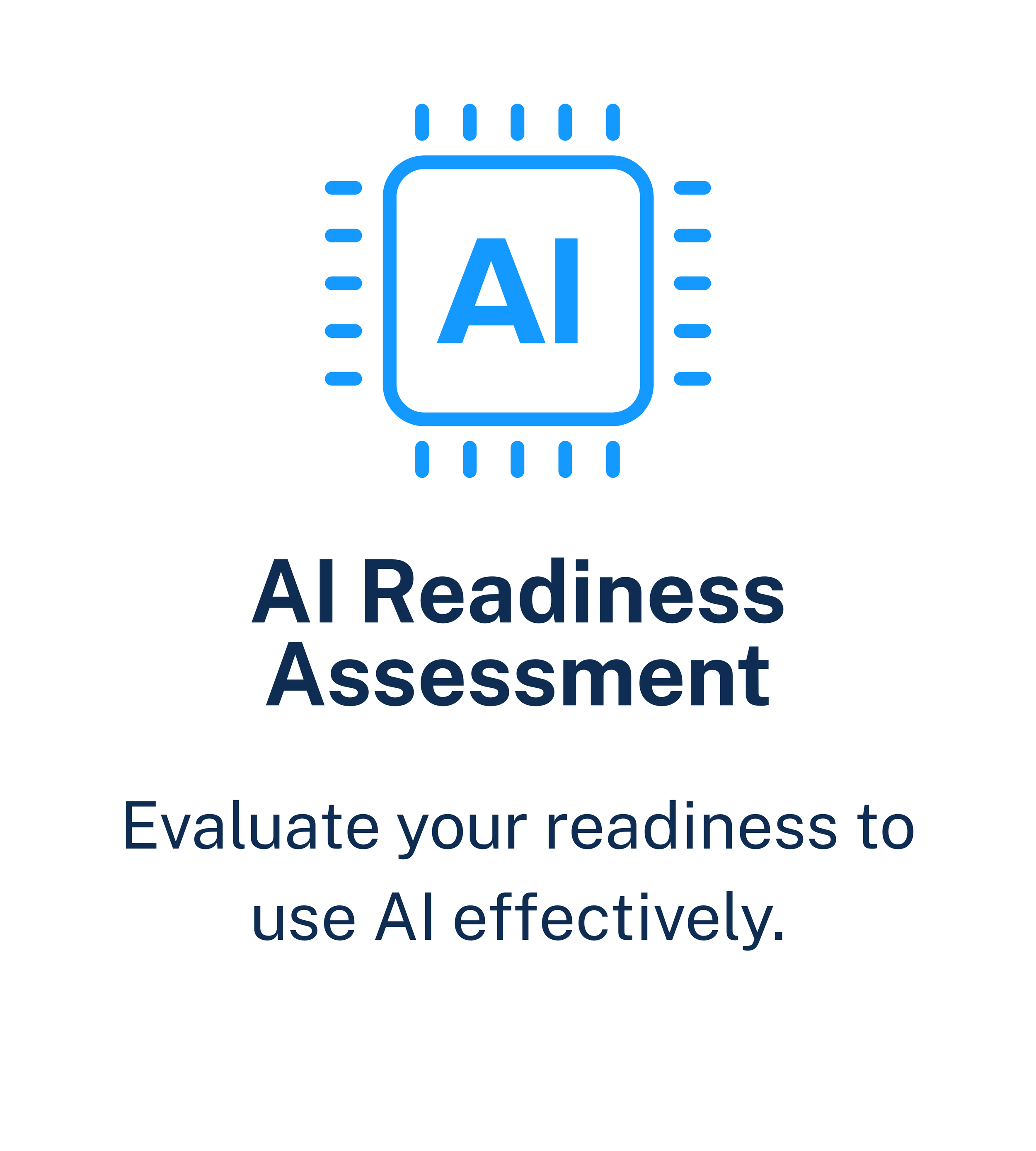 AI Readiness Assessment evaluating how prepared a business is to adopt artificial intelligence and improve operational efficiency.