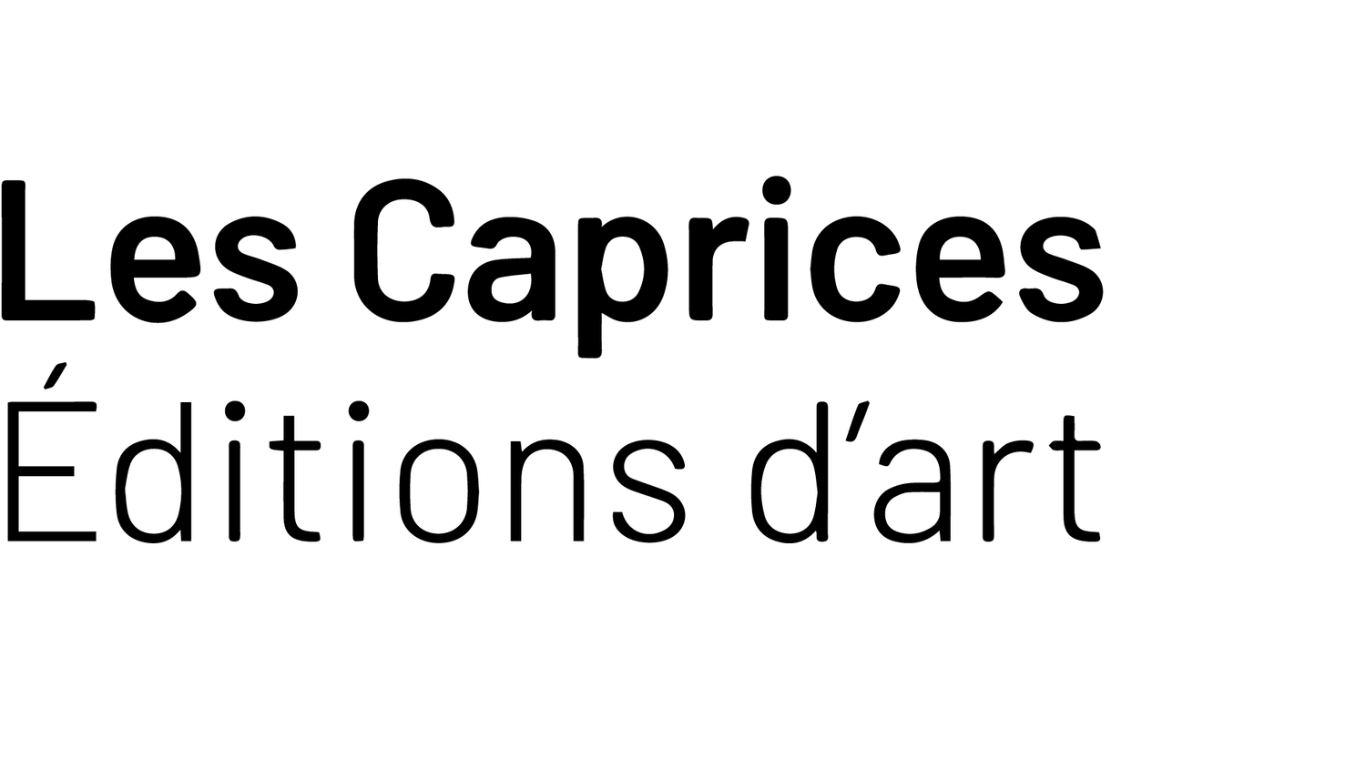 Les Caprices Editions d'Art