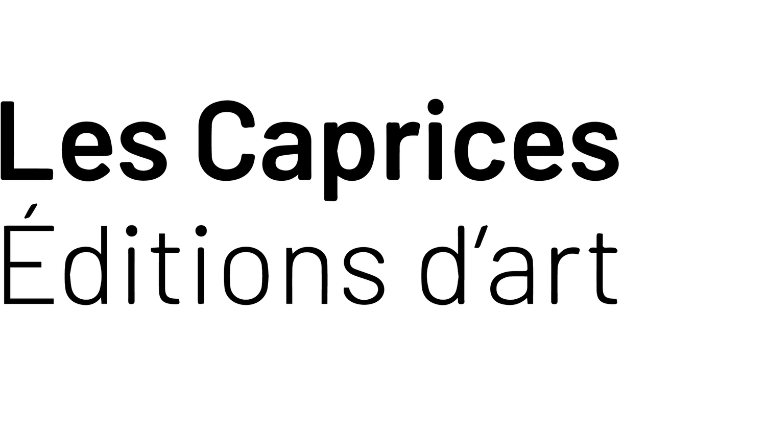 Les Caprices Editions d'Art